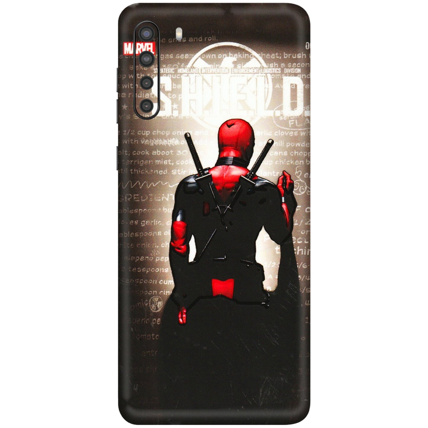 Samsung A/S Series Phone Skins (All Models) - Deadpool - 3D Embossed Finish (L-56) Samsung Galaxy A21