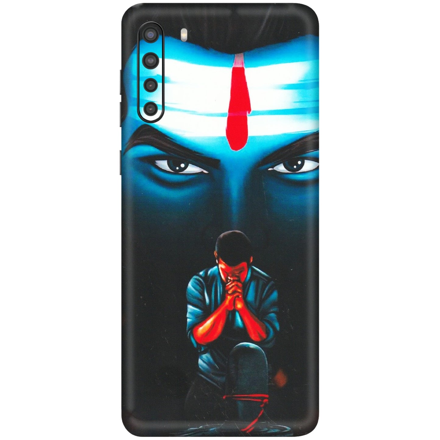 Samsung A/S Series Phone Skins (All Models) - Mahakal Bhakt - Matte Finish (M-112) Samsung Galaxy A21
