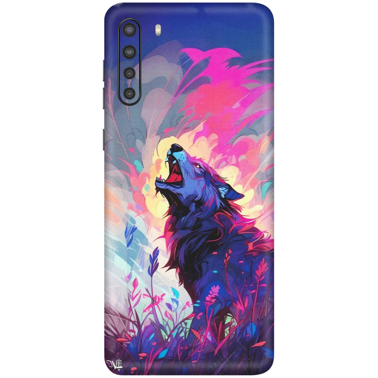 Samsung A/S Series Phone Skins (All Models) - New Wild Wolf Abstract - Matte Finish (M-125) Samsung Galaxy A21