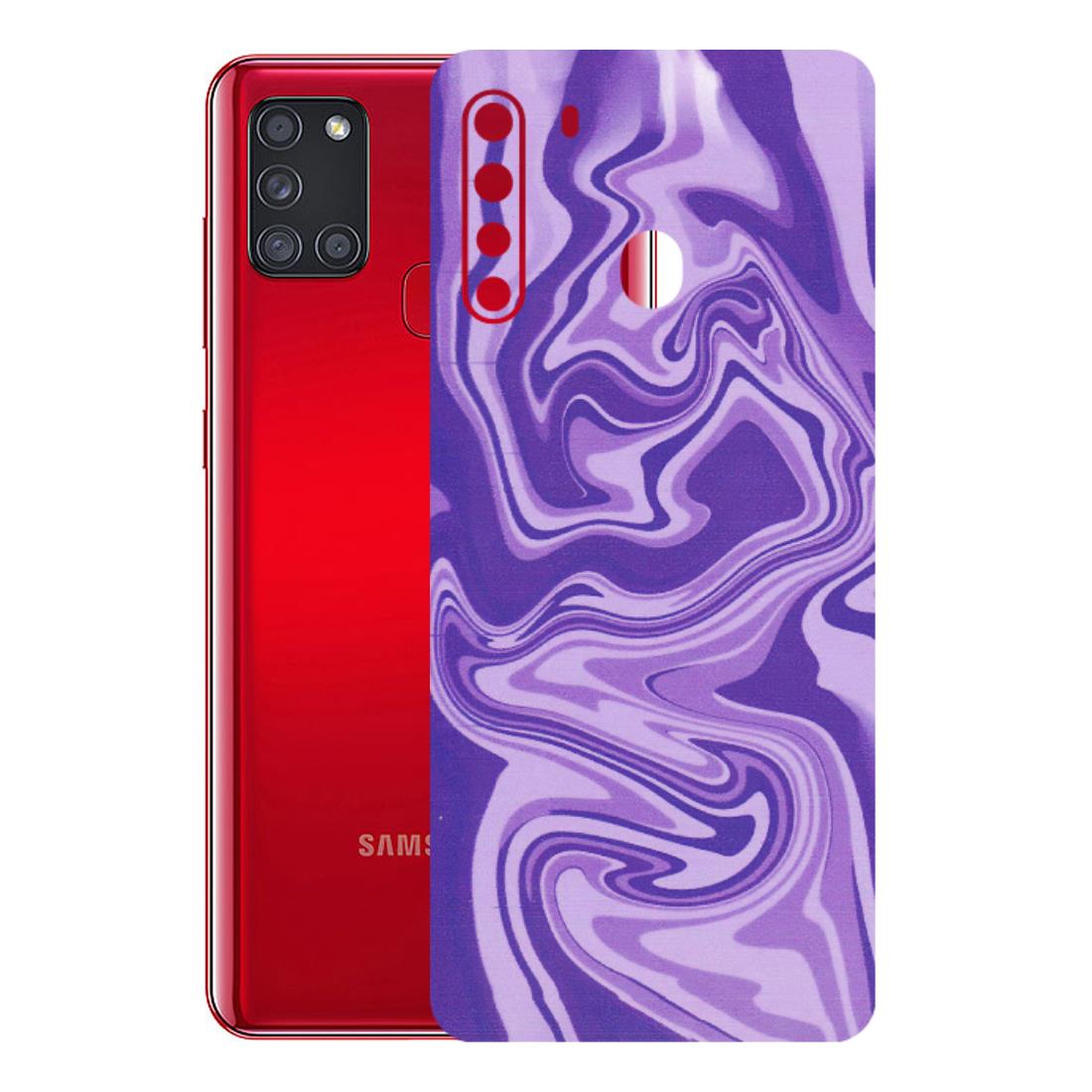 Samsung A/S Series Phone Skins (All Models) - Hazy Purple Nights - Matte Finish (M-14) Samsung Galaxy A21