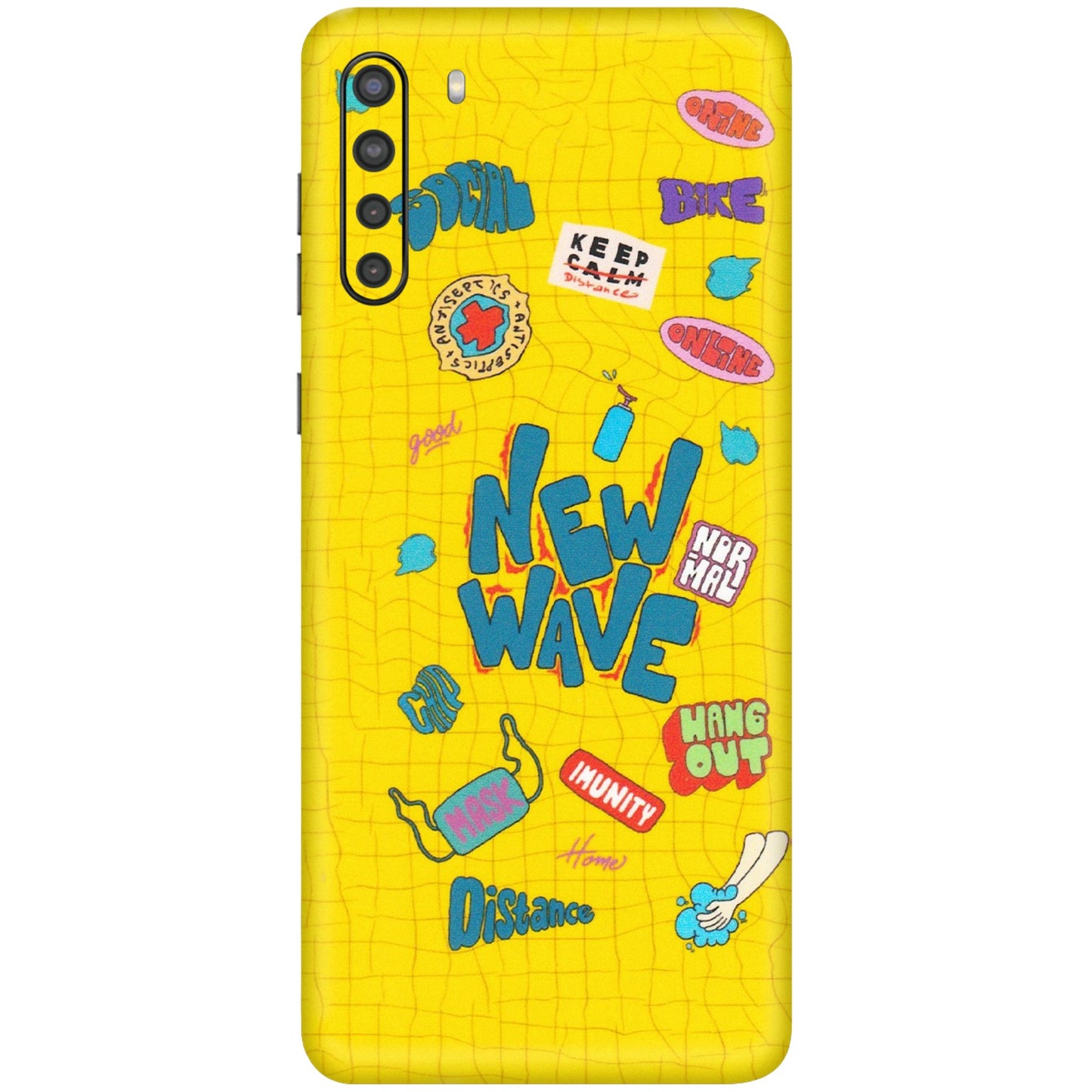 Samsung A/S Series Phone Skins (All Models) - New Wave Life - Matte Finish (M-17) Samsung Galaxy A21