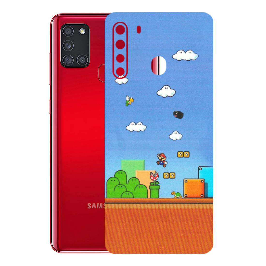 Samsung A/S Series Phone Skins (All Models) - Mario Game Scene - Matte Finish (M-24) Samsung Galaxy A21
