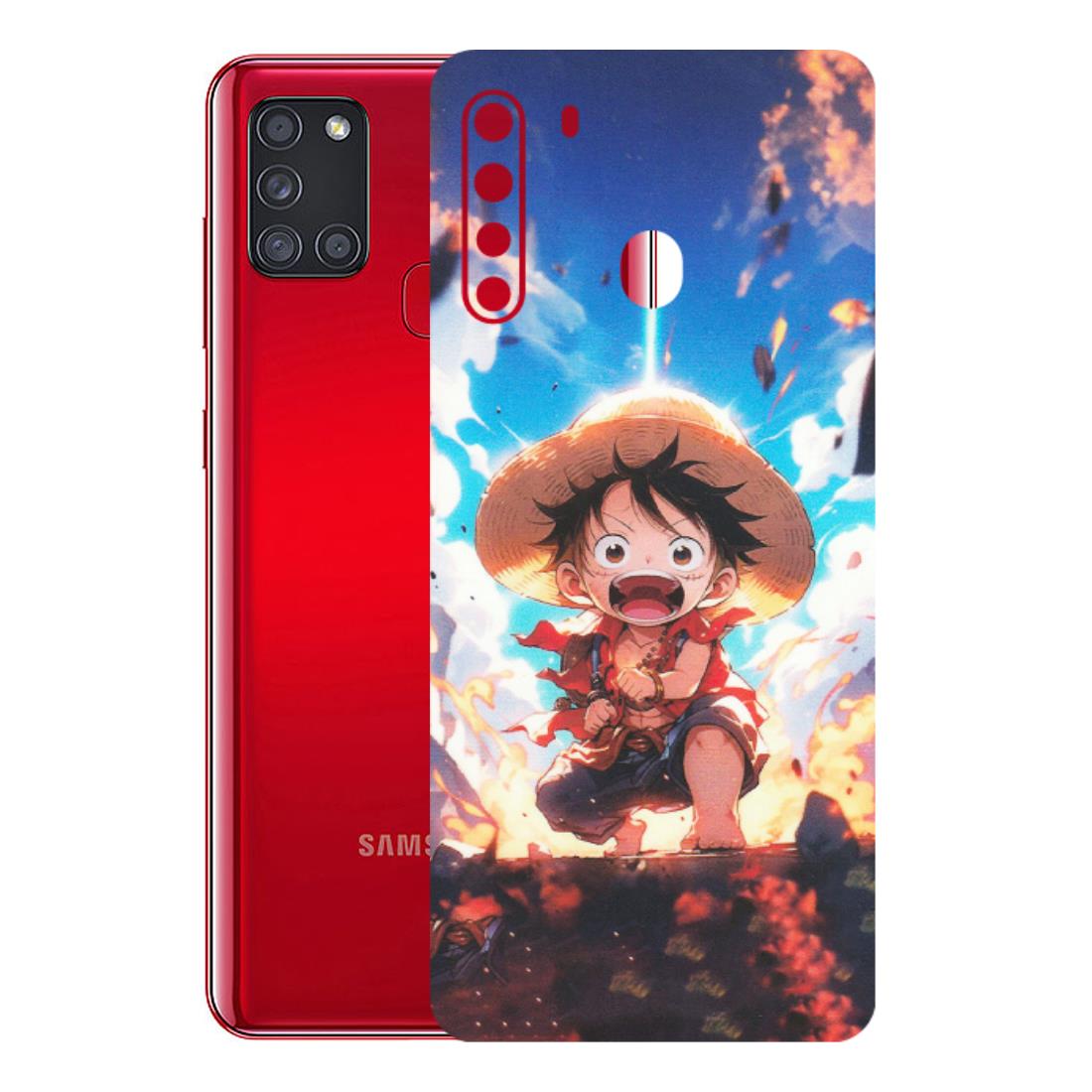 Samsung A/S Series Phone Skins (All Models) - Toon One Piece Cute Character - Matte Finish (M-35) Samsung Galaxy A21