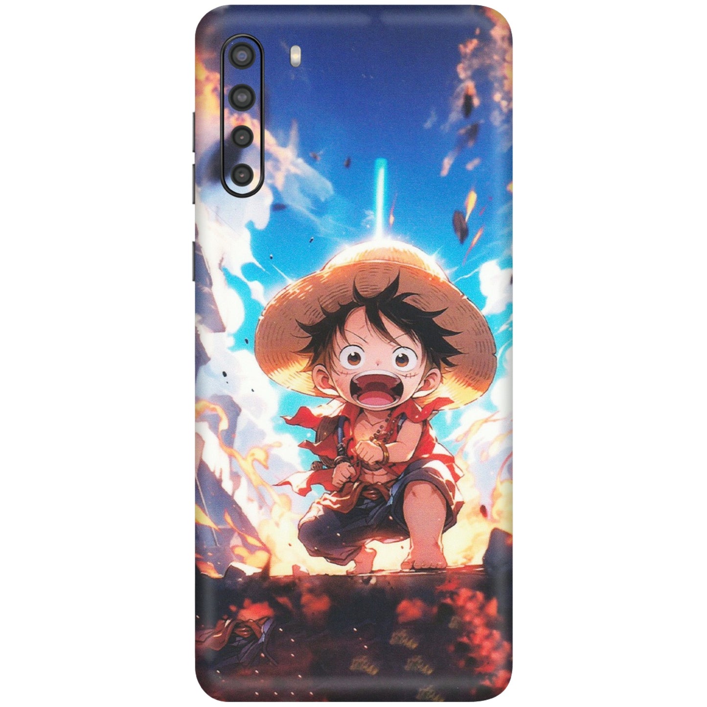 Samsung A/S Series Phone Skins (All Models) - Toon One Piece Cute Character - Matte Finish (M-35) Samsung Galaxy A21