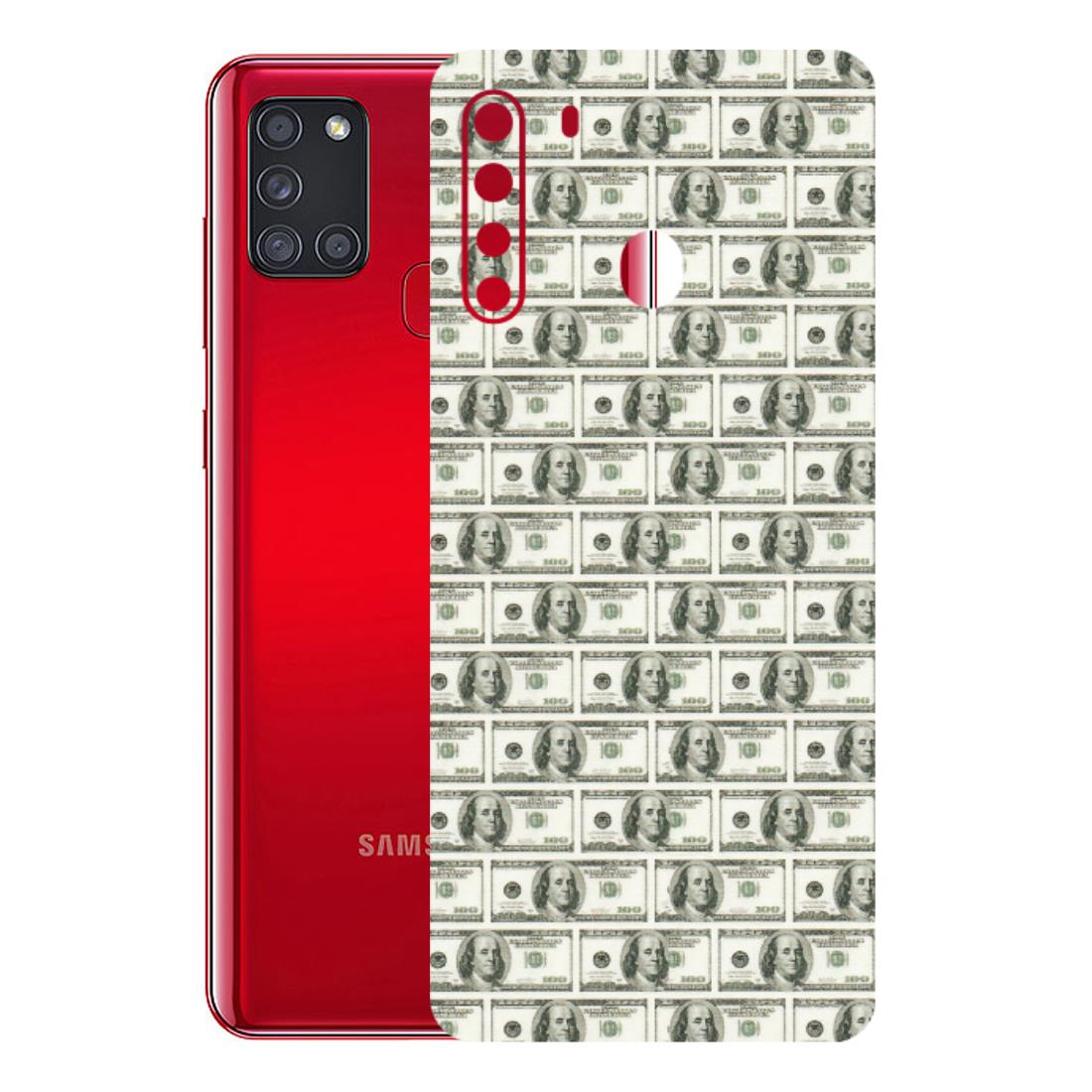 Samsung A/S Series Phone Skins (All Models) - I Love Dollars - Matte Finish (M-40) Samsung Galaxy A21