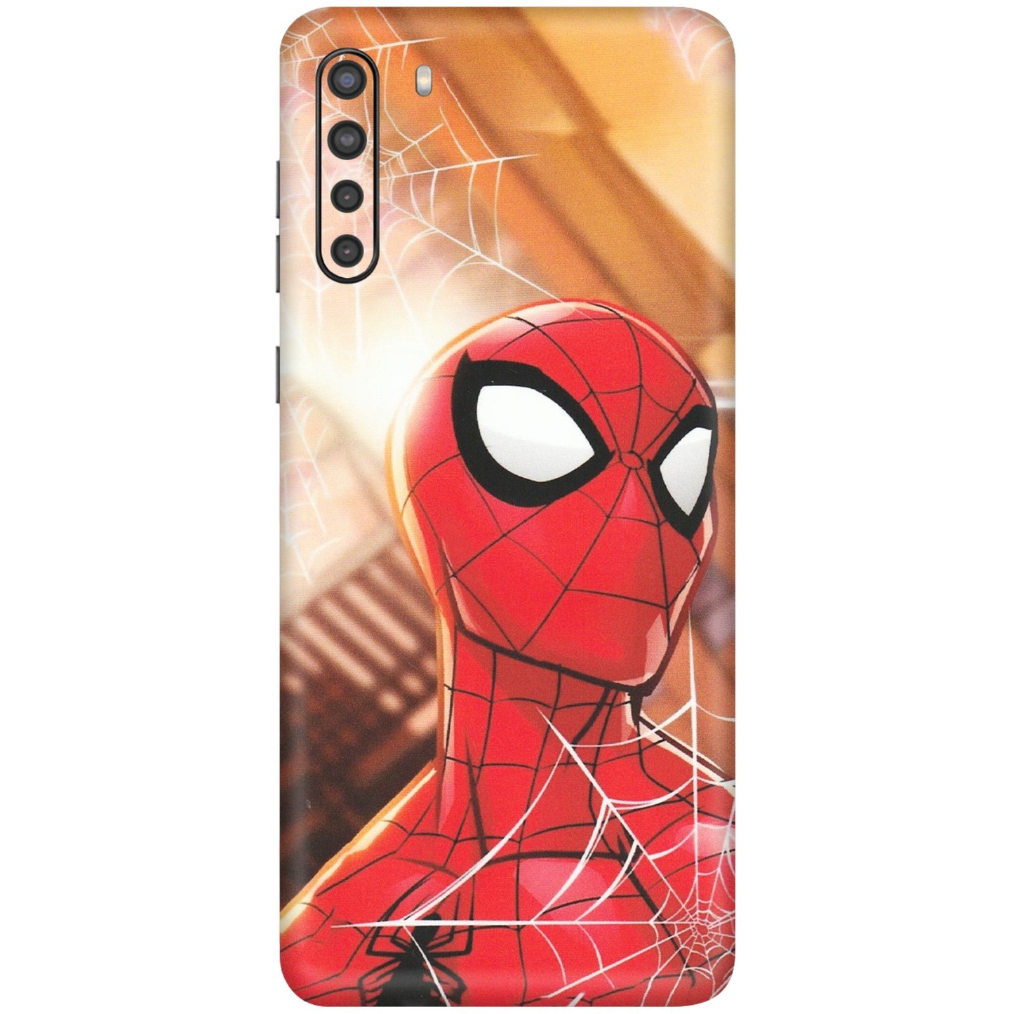 Samsung A/S Series Phone Skins (All Models) - Spiderman Face New - Matte Finish (M-41) Samsung Galaxy A21