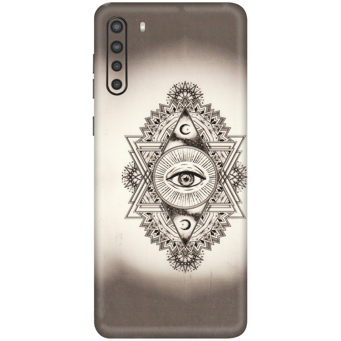 Samsung A/S Series Phone Skins (All Models) - Illuminati Great Eye - Transparent Finish (T-14) Samsung Galaxy A21