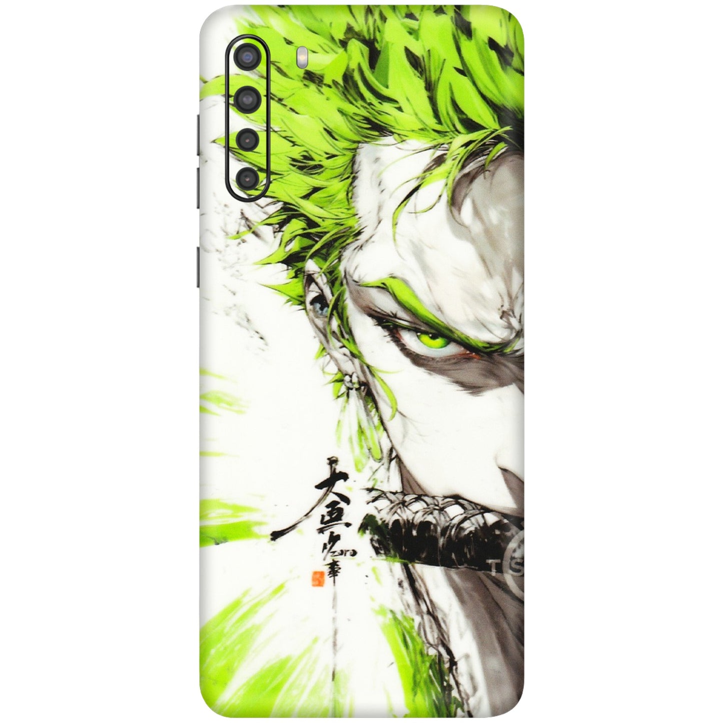 Samsung A/S Series Phone Skins (All Models) - Roro Taku Anime - Transparent Finish (T-18) Samsung Galaxy A21