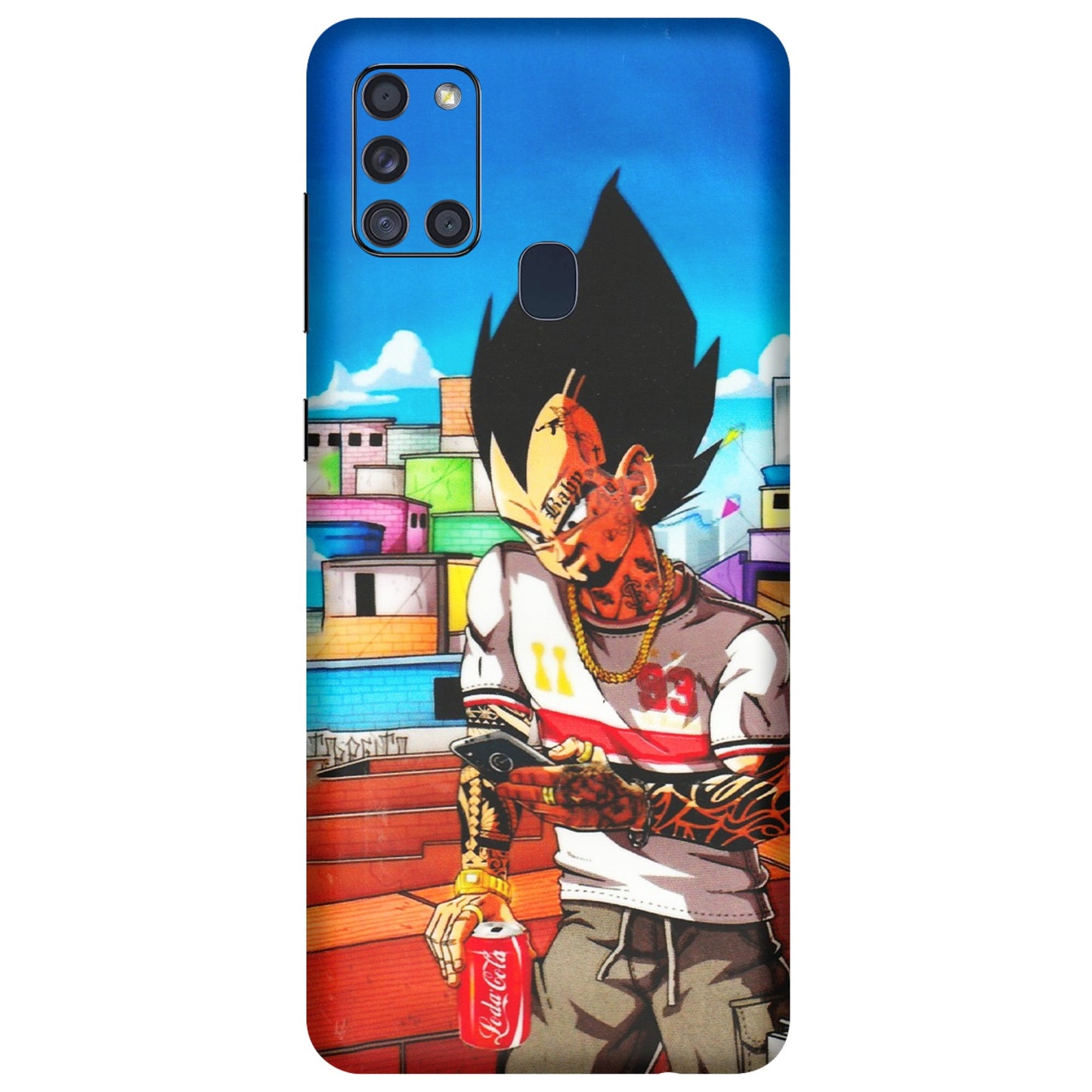 Samsung A/S Series Phone Skins (All Models) - Vegeta - 3D Embossed Finish (L-136) Samsung Galaxy A21S