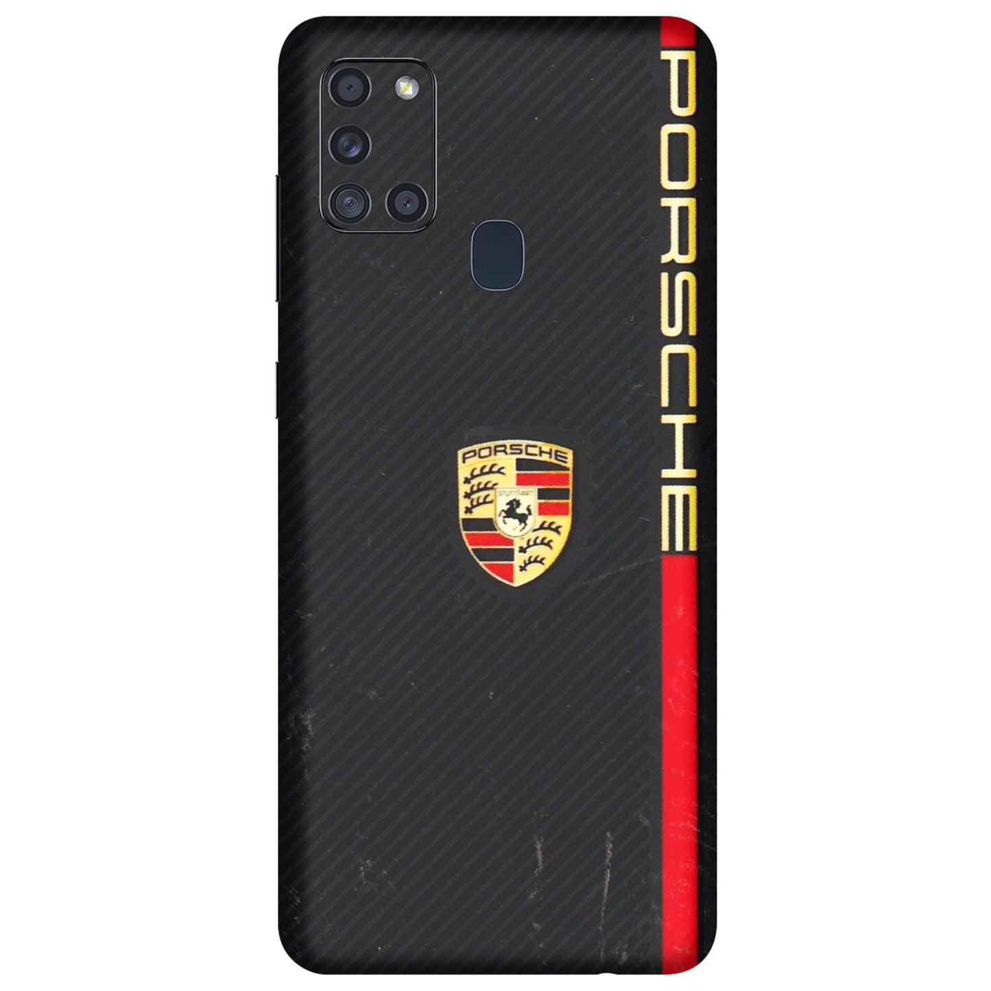 Samsung A/S Series Phone Skins (All Models) - Premium Porsche - 3D Embossed Finish (L-225) Samsung Galaxy A21S