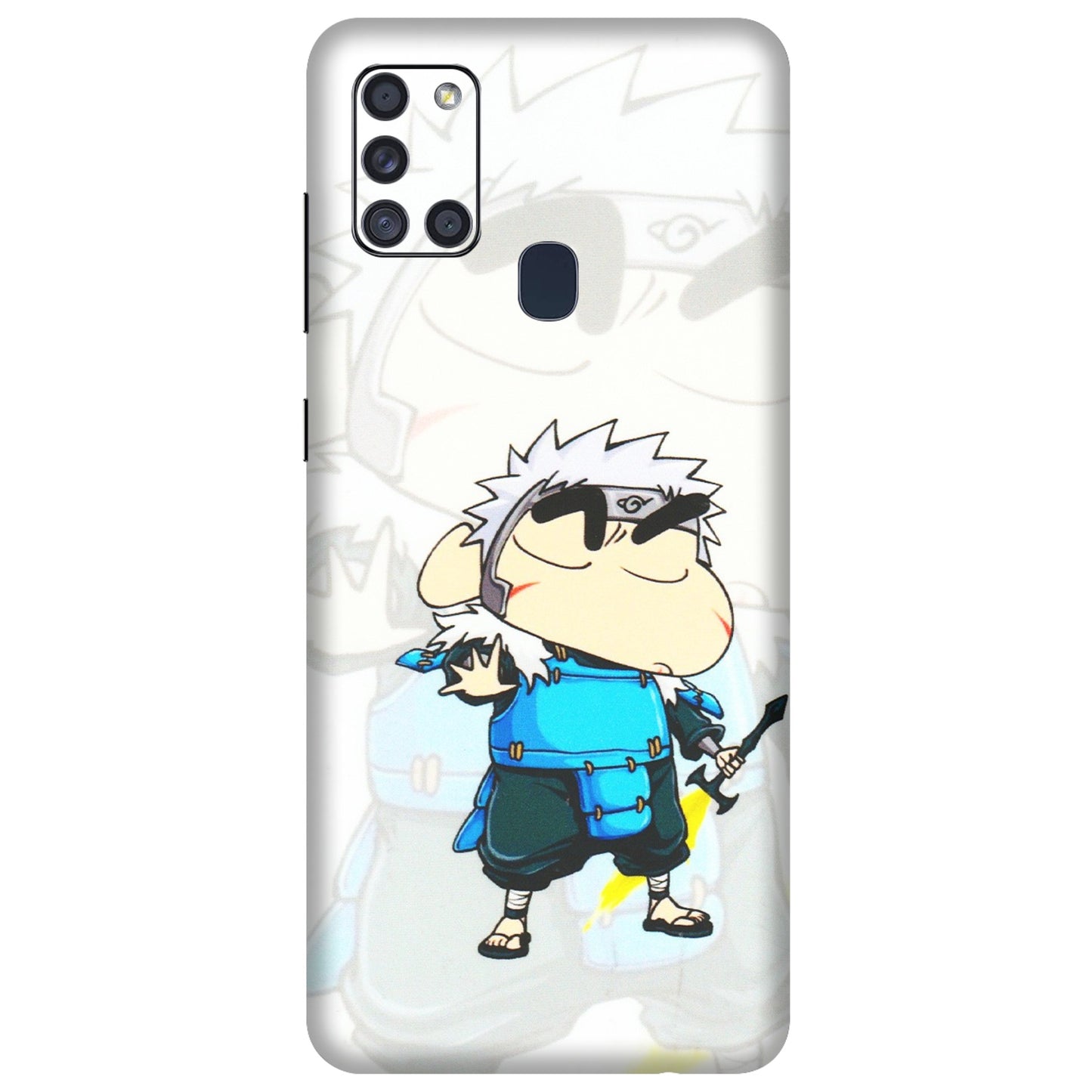 Samsung A/S Series Phone Skins (All Models) - Angry Young Shinchan - 3D Embossed Finish (L-226) Samsung Galaxy A21S