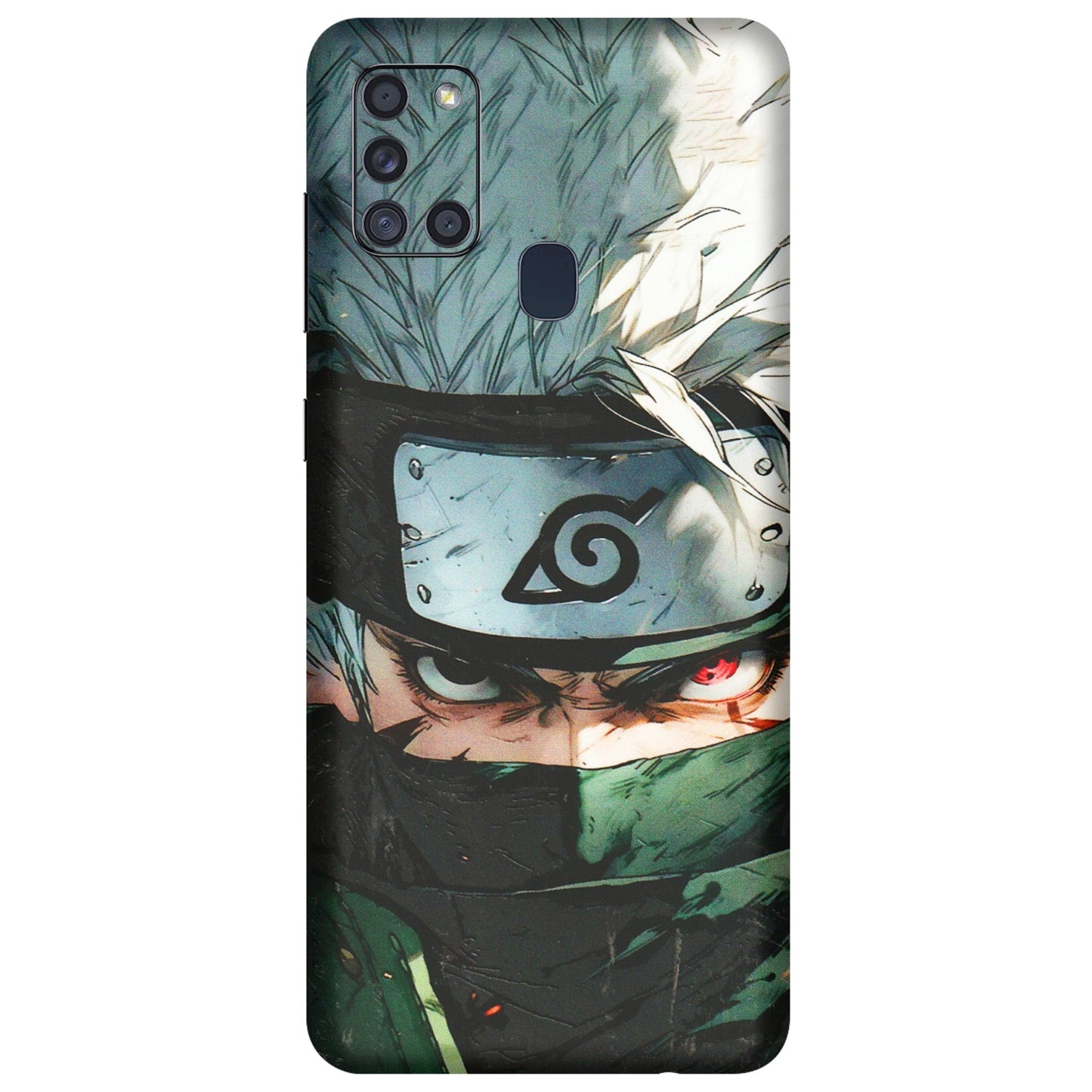 Samsung A/S Series Phone Skins (All Models) - Kakashi Red Eye Focus - 3D Embossed Finish (L-227) Samsung Galaxy A21S