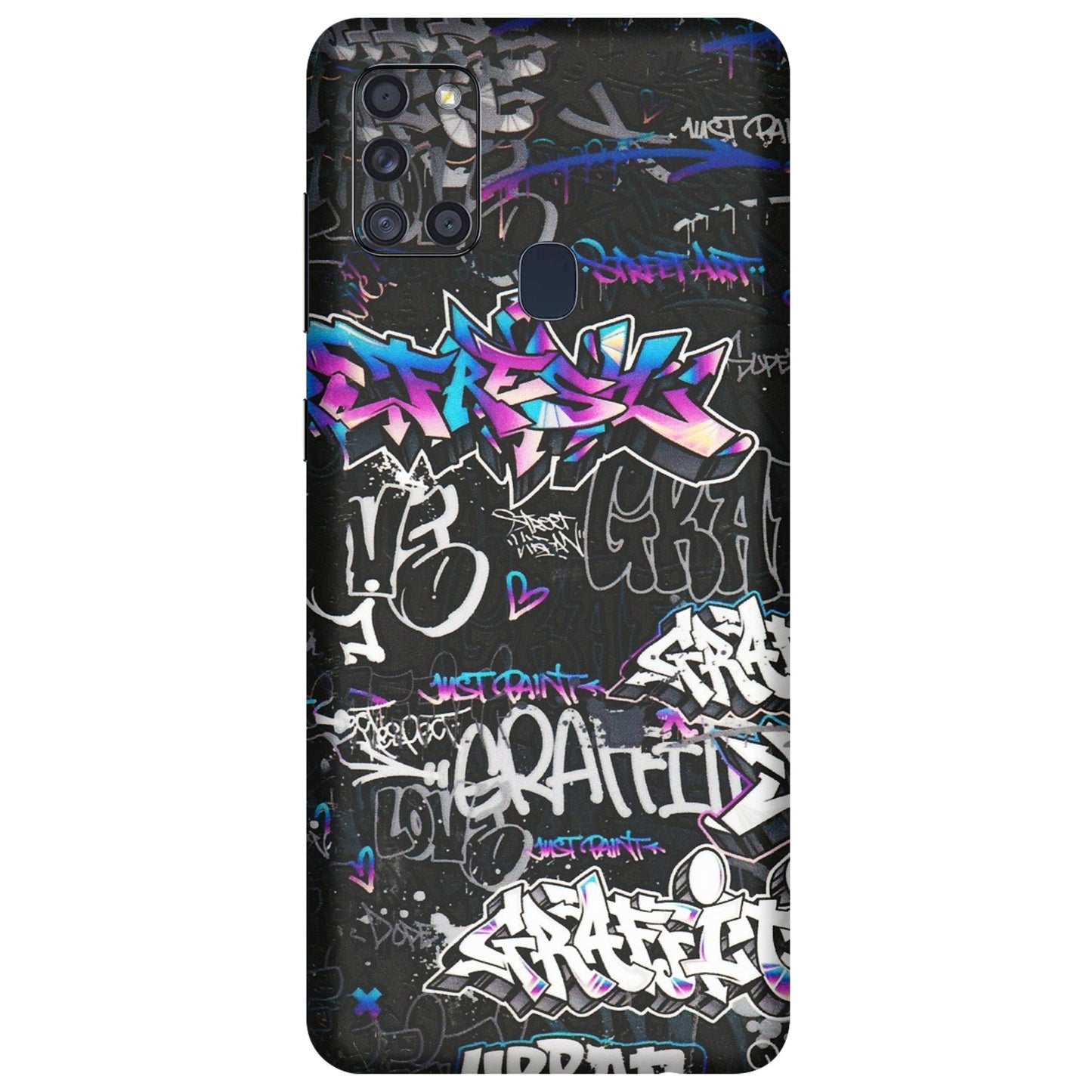 Samsung A/S Series Phone Skins (All Models) - Graffiti Killer - 3D Embossed Finish (L-274) Samsung Galaxy A21S