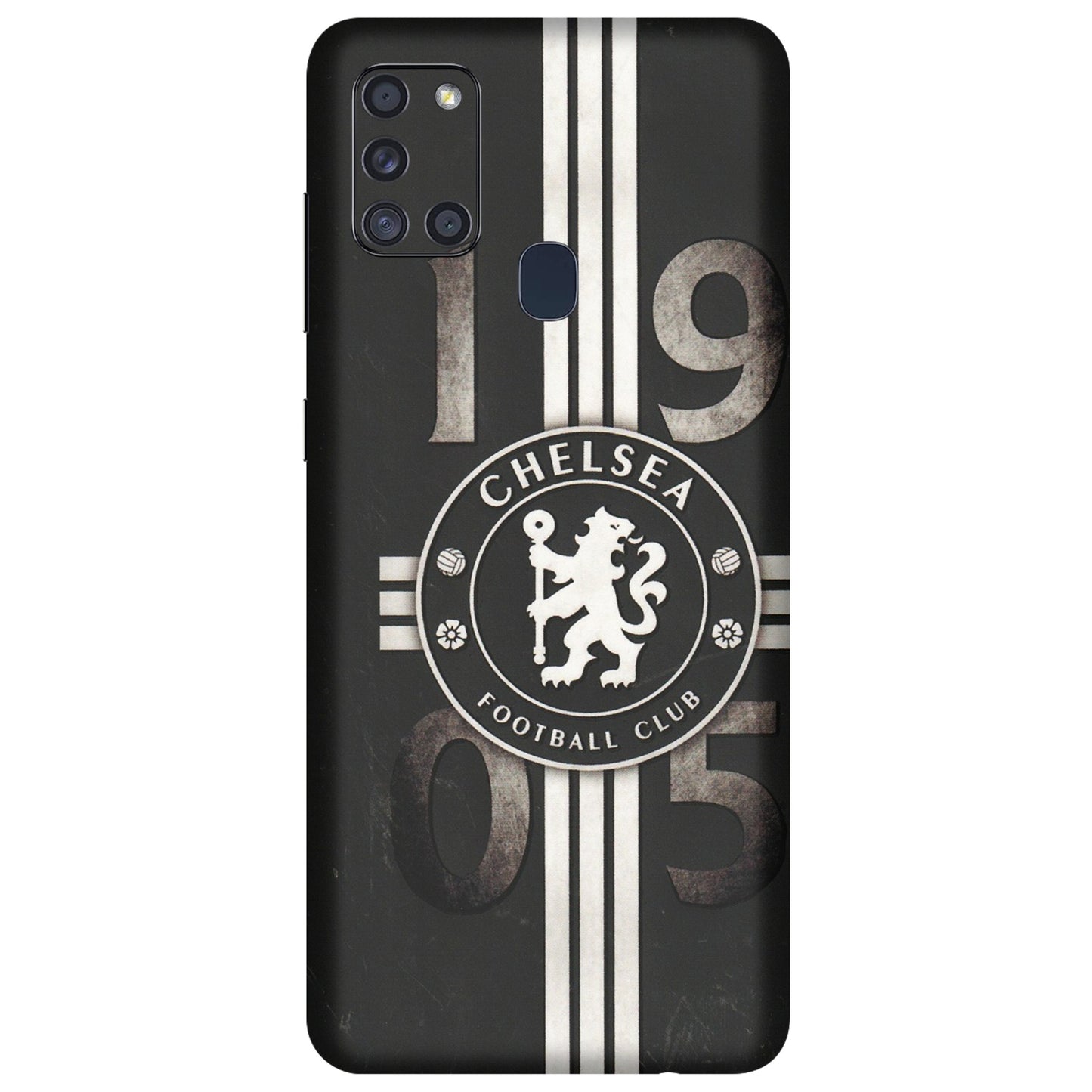 Samsung A/S Series Phone Skins (All Models) - Chelsea Fan Club - 3D Embossed Finish (L-36) Samsung Galaxy A21S