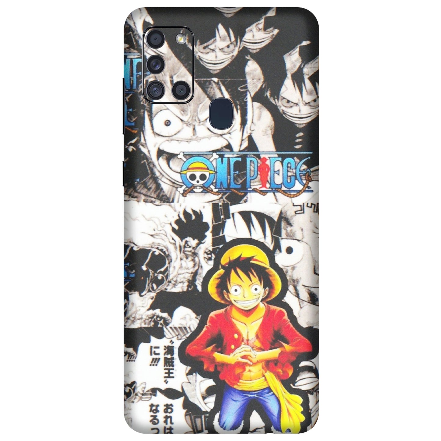 Samsung A/S Series Phone Skins (All Models) - One Piece B&W - Matte Finish (M-63) Samsung Galaxy A21S