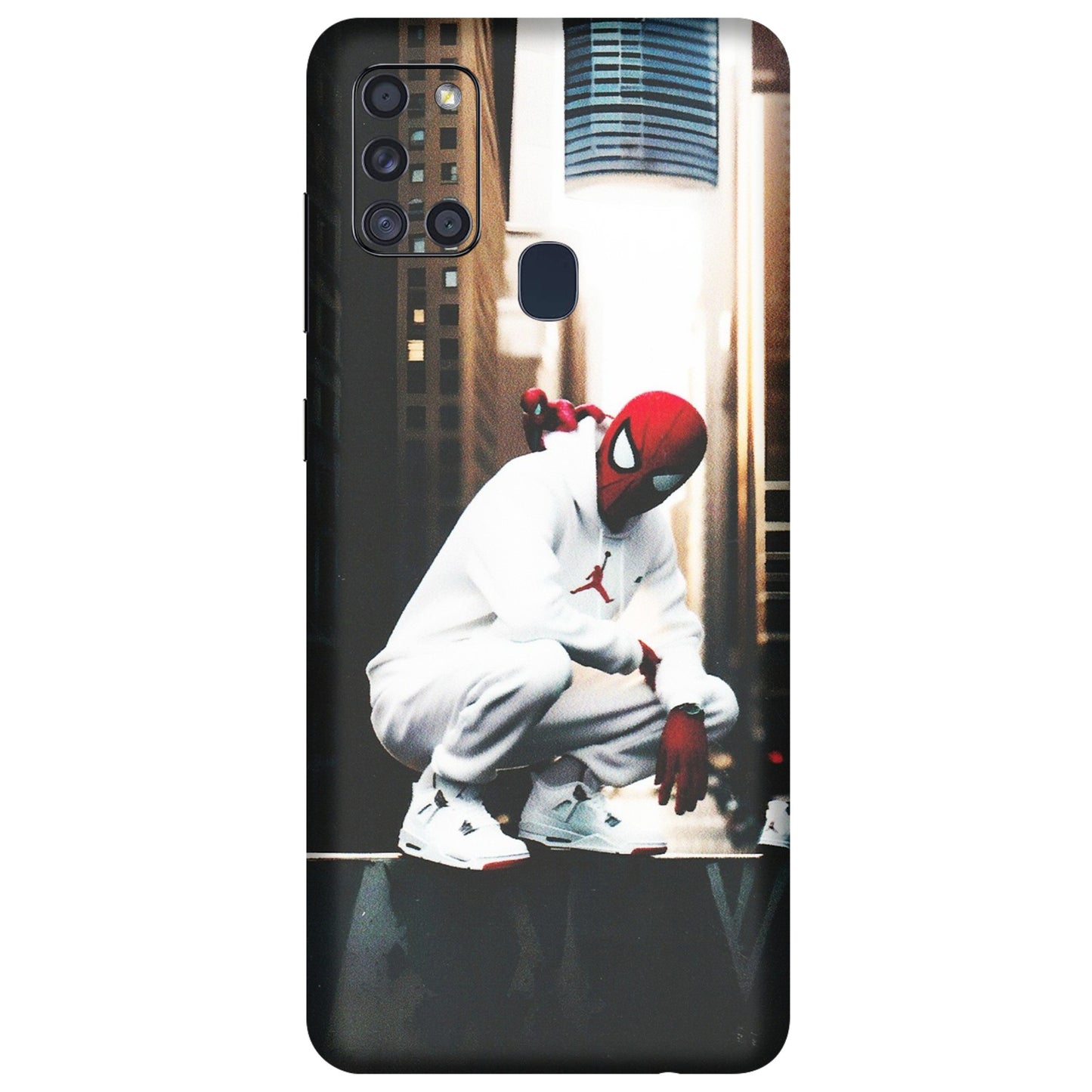 Samsung A/S Series Phone Skins (All Models) - Sportsman Spider Man - Matte Finish (M-94) Samsung Galaxy A21S