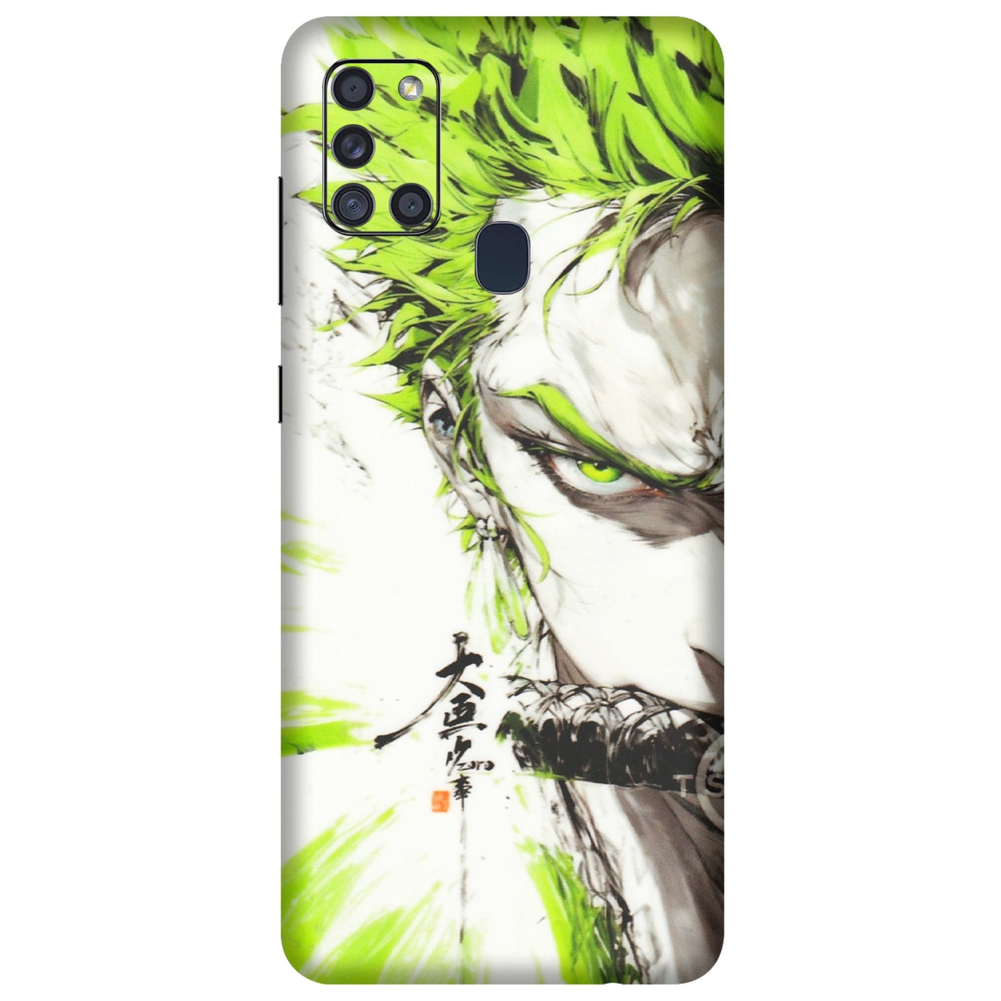 Samsung A/S Series Phone Skins (All Models) - Roro Taku Anime - Transparent Finish (T-18) Samsung Galaxy A21S