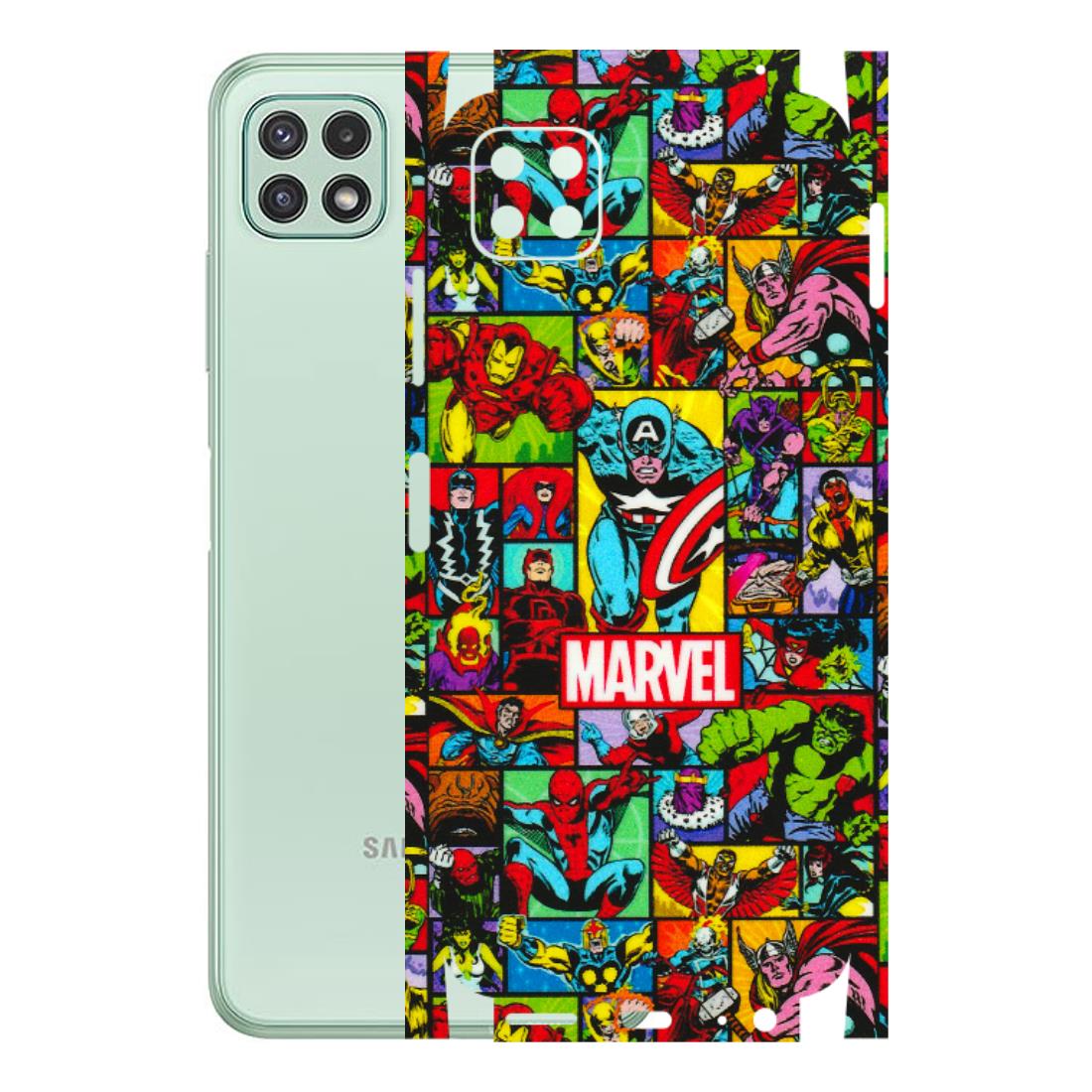 Samsung A/S Series Phone Skins (All Models) - MARVELOUS Comic Characters - 3D Embossed Finish (L-129) Samsung Galaxy A22 (5G)