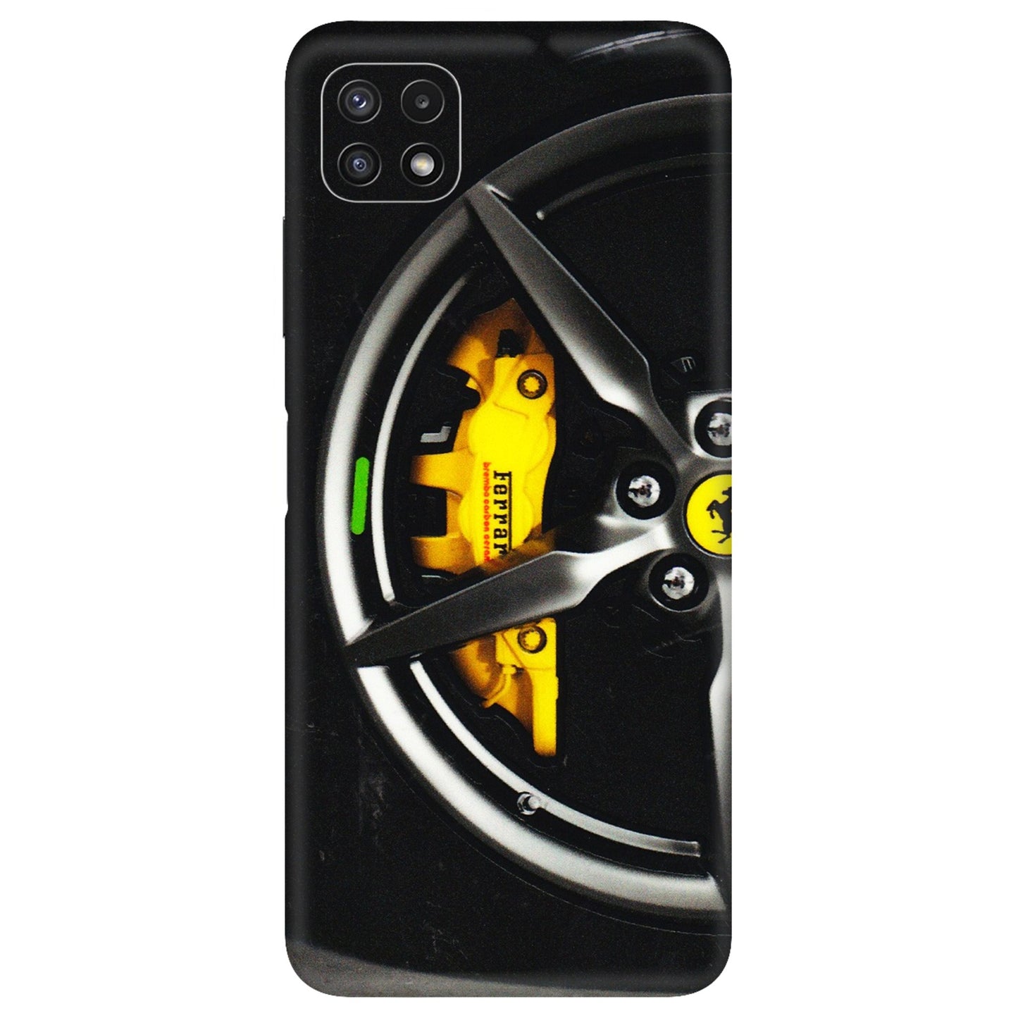Samsung A/S Series Phone Skins (All Models) - Ferrari Wheel Alloy - 3D Embossed Finish (L-173) Samsung Galaxy A22 (5G)