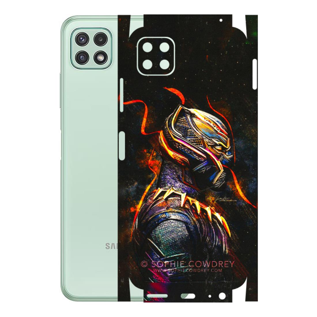Samsung A/S Series Phone Skins (All Models) - Black Panther - 3D Embossed Finish (L-190) Samsung Galaxy A22 (5G)