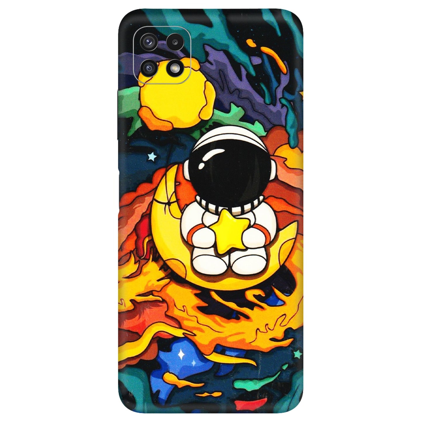 Samsung A/S Series Phone Skins (All Models) - Baby Astronaut - 3D Embossed Finish (L-197) Samsung Galaxy A22 (5G)