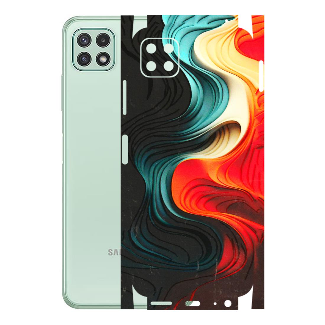 Samsung A/S Series Phone Skins (All Models) - The Silky Swirl - 3D Embossed Finish (L-240) Samsung Galaxy A22 (5G)