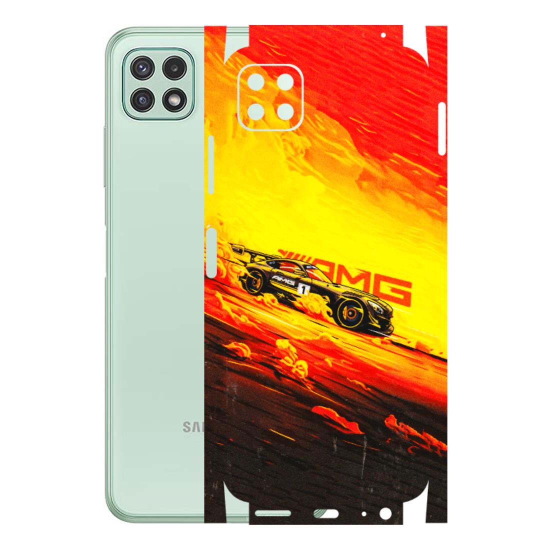Samsung A/S Series Phone Skins (All Models) - AMG Car Speed Cover - 3D Embossed Finish (L-256) Samsung Galaxy A22 (5G)