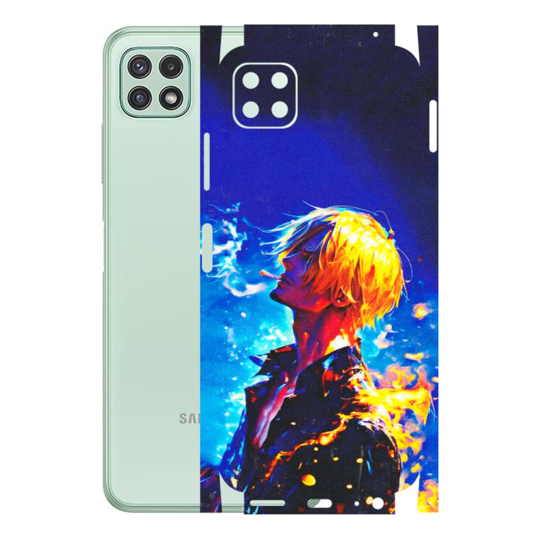 Samsung A/S Series Phone Skins (All Models) - Sanji Vinsmoke One Piece - 3D Embossed Finish (L-319) Samsung Galaxy A22 (5G)