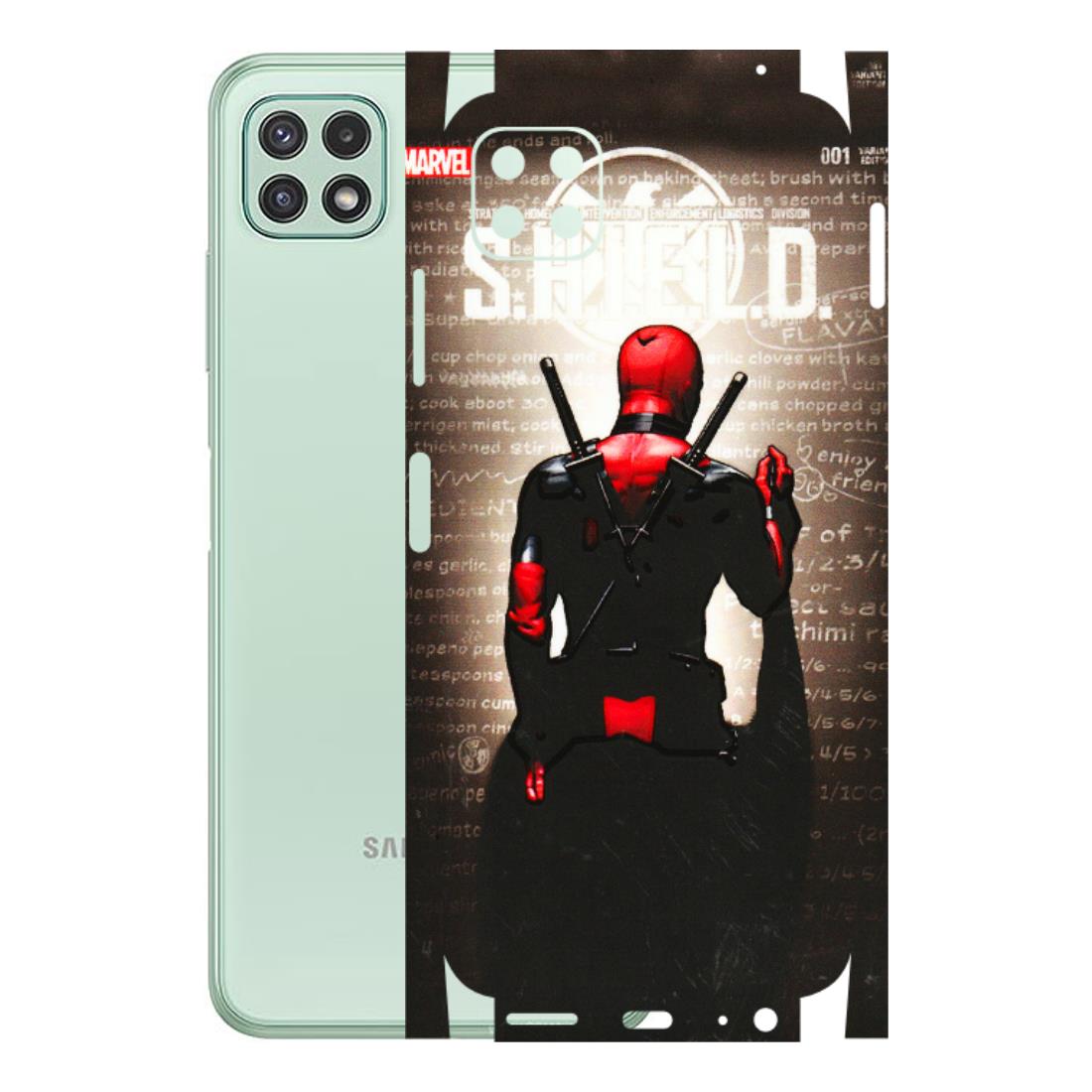 Samsung A/S Series Phone Skins (All Models) - Deadpool - 3D Embossed Finish (L-56) Samsung Galaxy A22 (5G)
