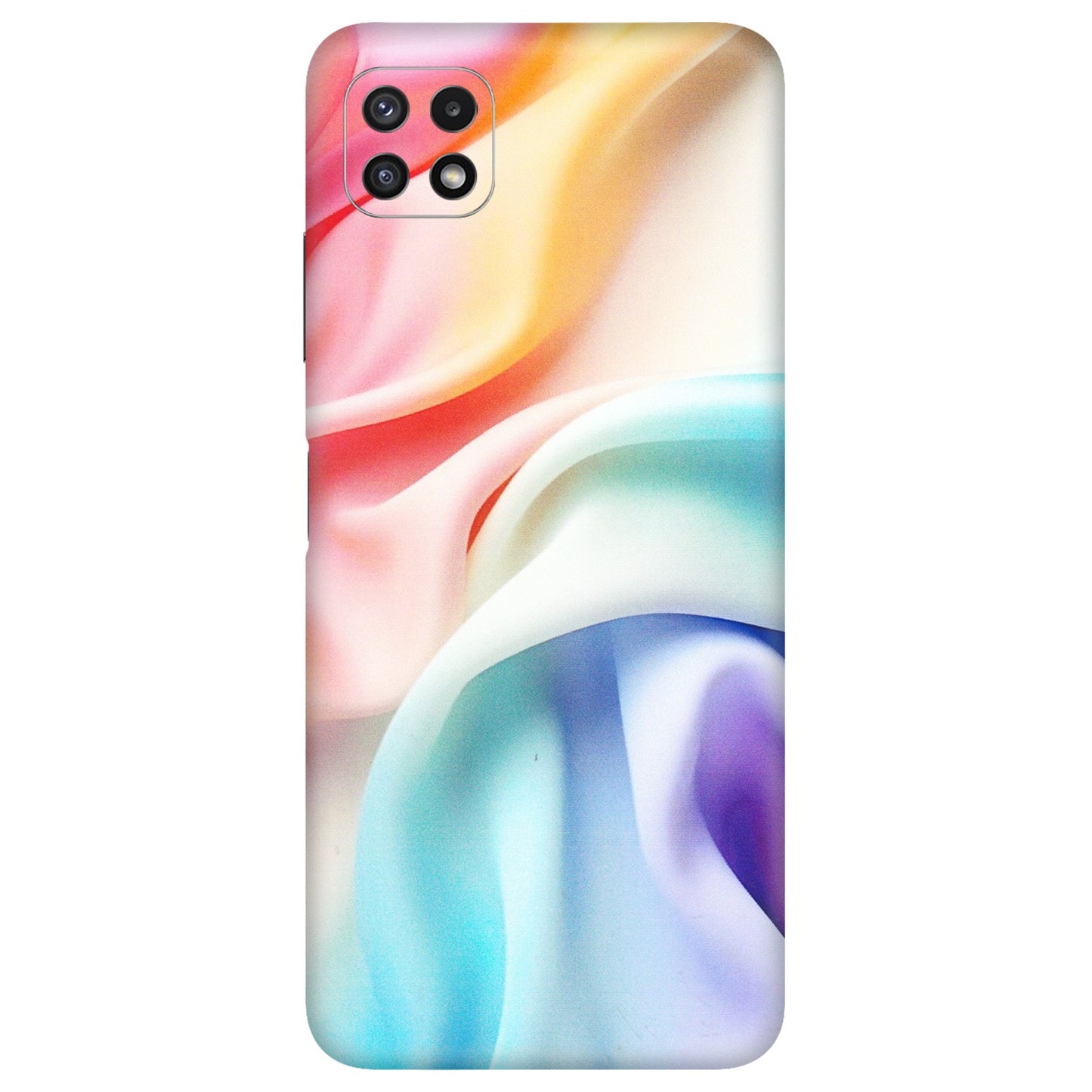 Samsung A/S Series Phone Skins (All Models) - Colourful Silk Cloth - Matte Finish (M-165) Samsung Galaxy A22 (5G)