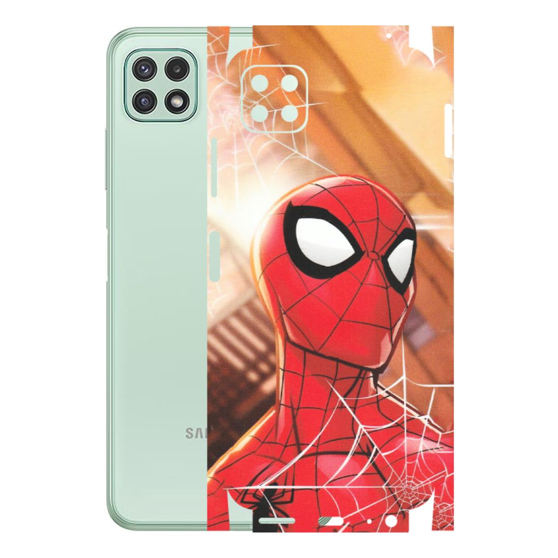Samsung A/S Series Phone Skins (All Models) - Spiderman Face New - Matte Finish (M-41) Samsung Galaxy A22 (5G)