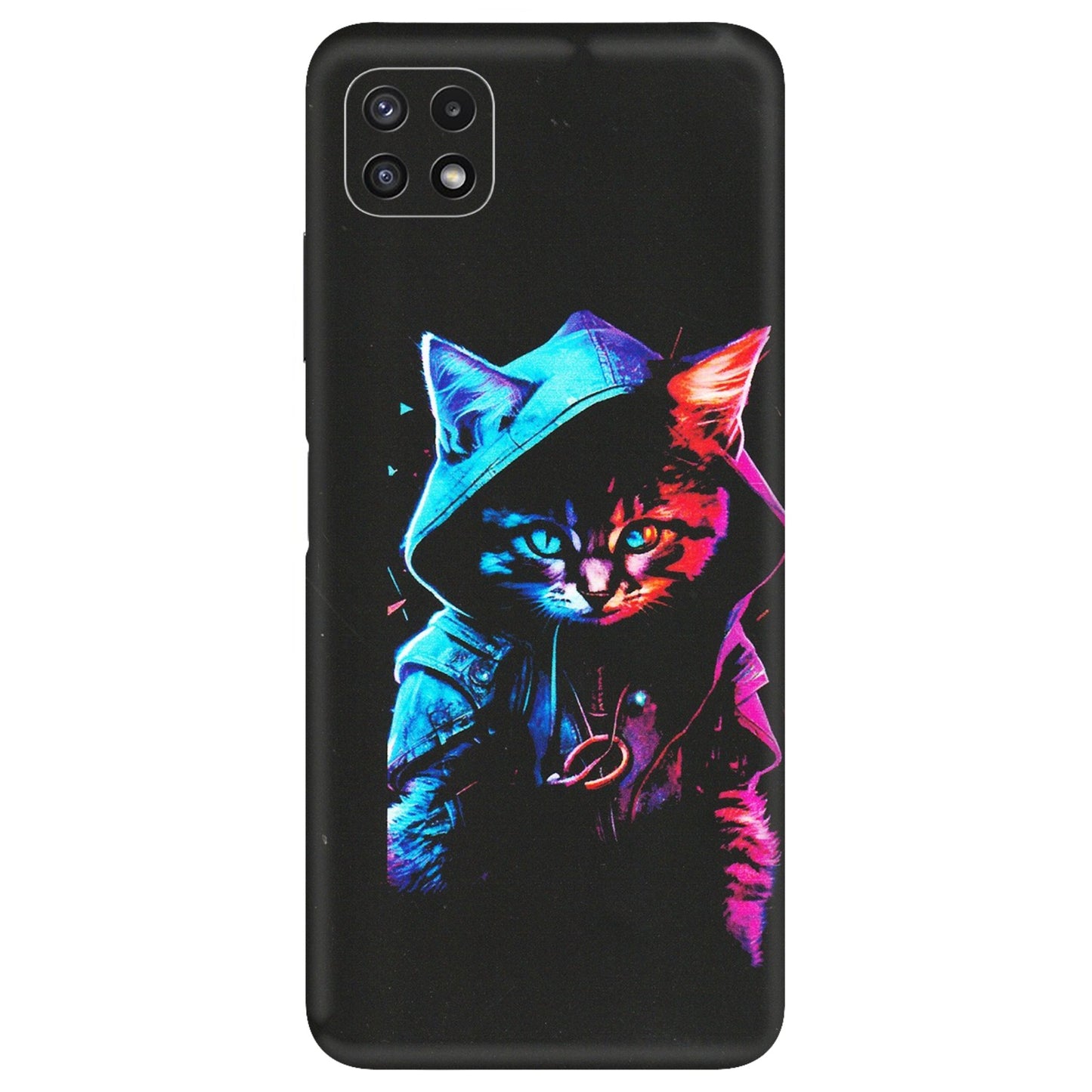 Samsung A/S Series Phone Skins (All Models) - Cyberpunk Cat - Matte Finish (M-45) Samsung Galaxy A22 (5G)