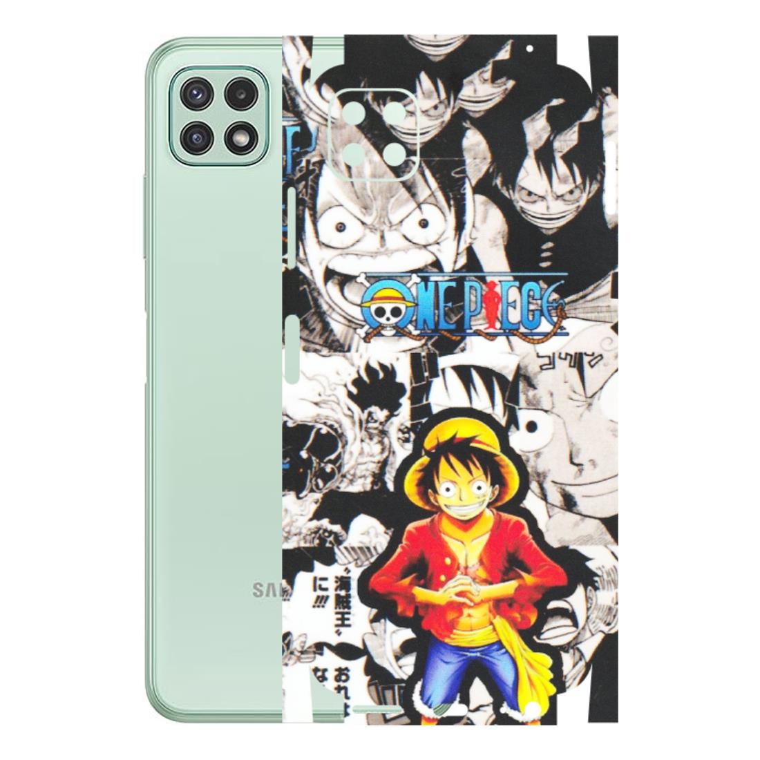 Samsung A/S Series Phone Skins (All Models) - One Piece B&W - Matte Finish (M-63) Samsung Galaxy A22 (5G)