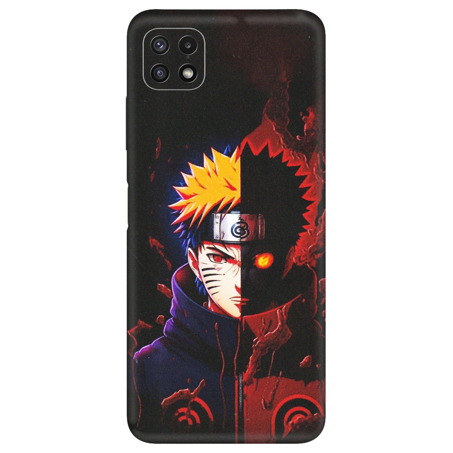 Samsung A/S Series Phone Skins (All Models) - Naruto X Evil - Matte Finish (M-70) Samsung Galaxy A22 (5G)