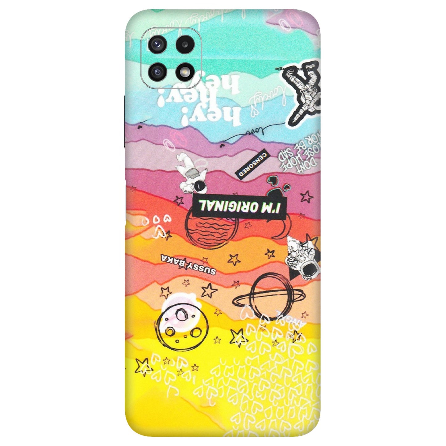 Samsung A/S Series Phone Skins (All Models) - The Original Astronaut - Matte Finish (M-79) Samsung Galaxy A22 (5G)