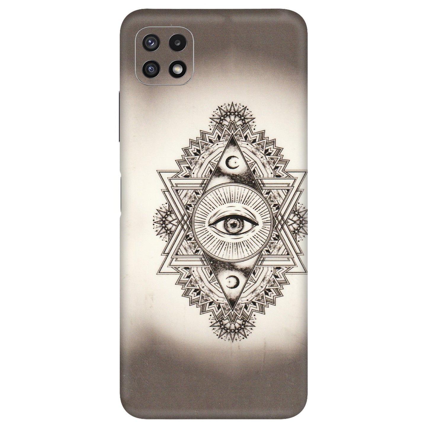 Samsung A/S Series Phone Skins (All Models) - Illuminati Great Eye - Transparent Finish (T-14) Samsung Galaxy A22 (5G)