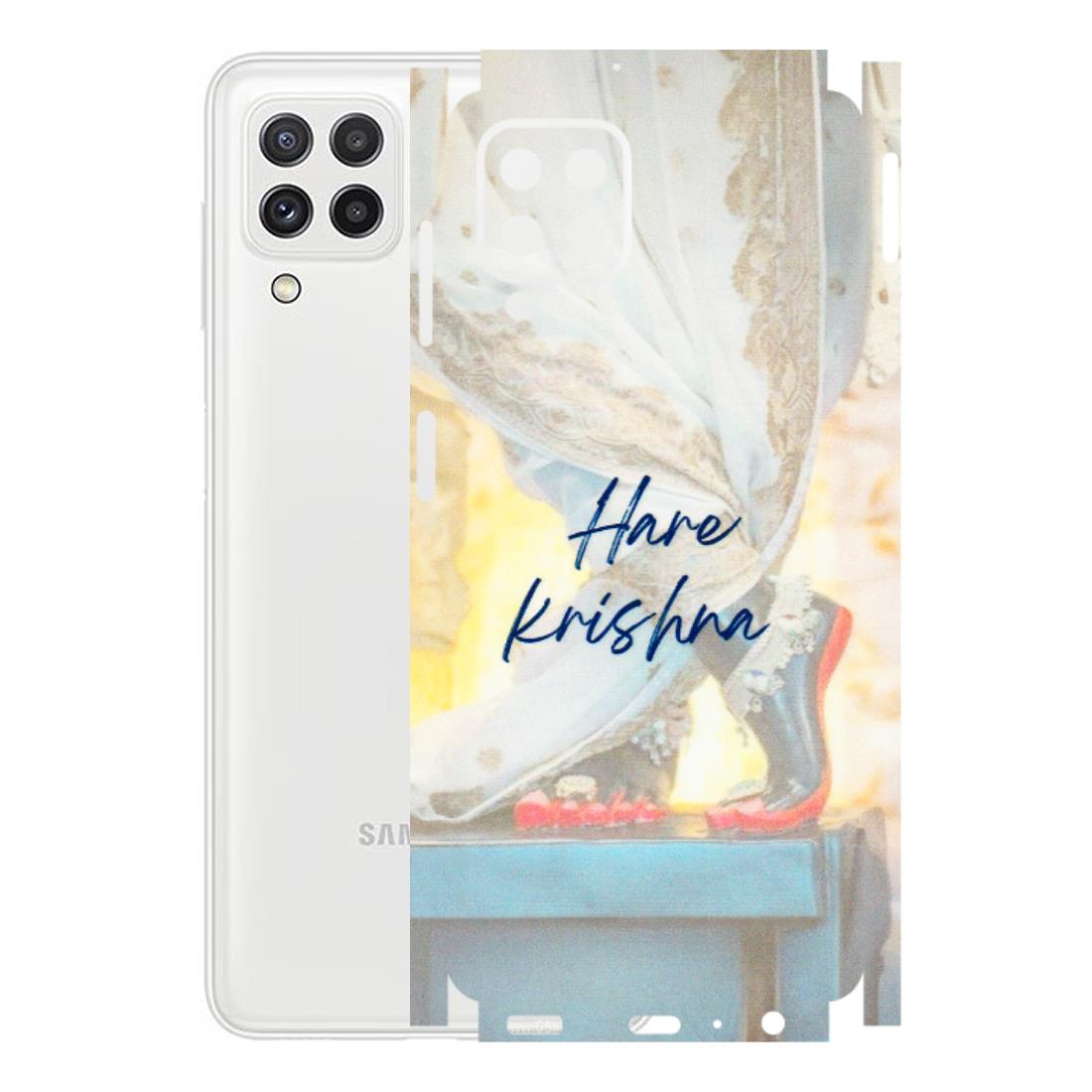 Samsung A/S Series Phone Skins (All Models) - Hare Krishna - 3D Embossed Finish (L-03) Samsung Galaxy A22