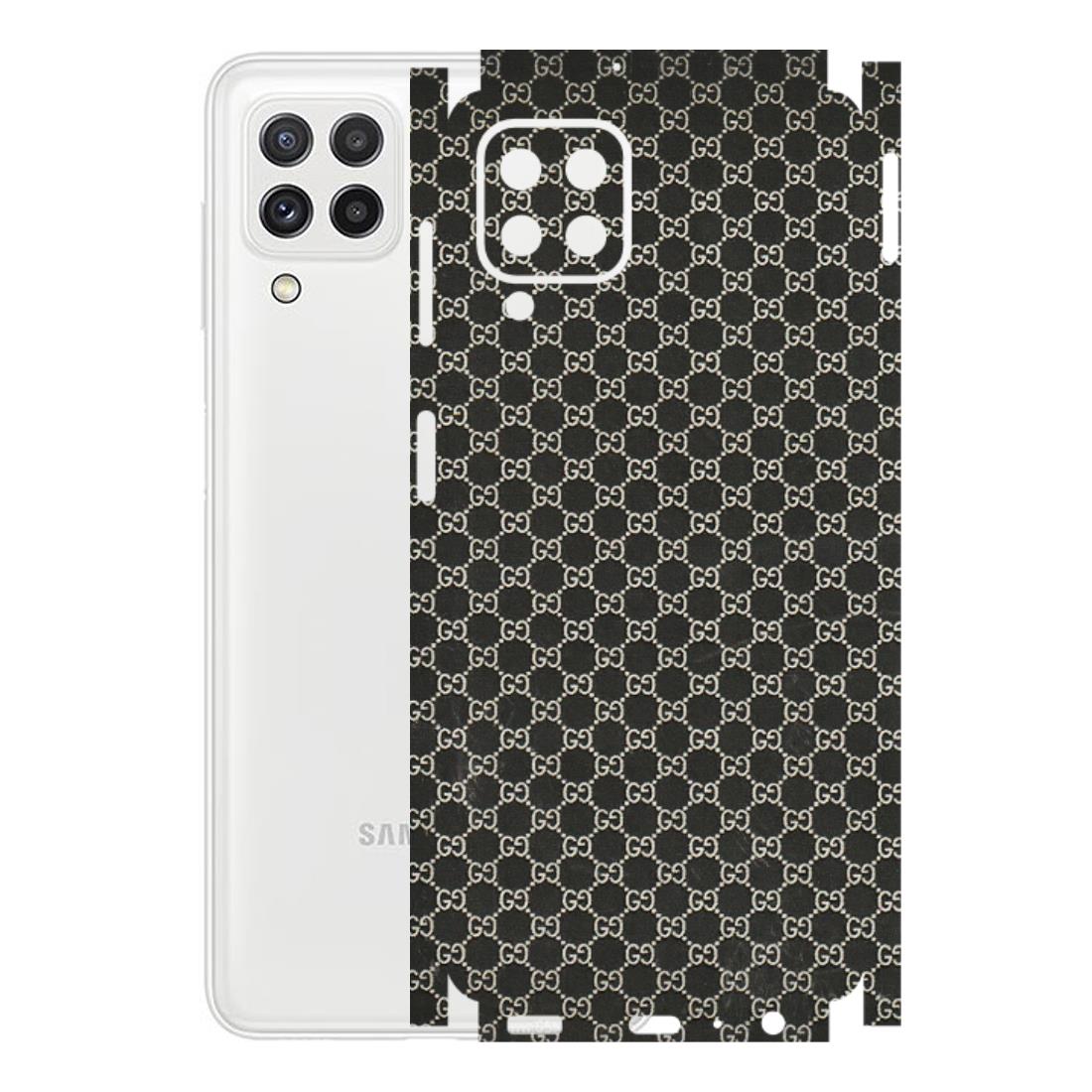 Samsung A/S Series Phone Skins (All Models) - Black G Print - 3D Embossed Finish (L-109) Samsung Galaxy A22