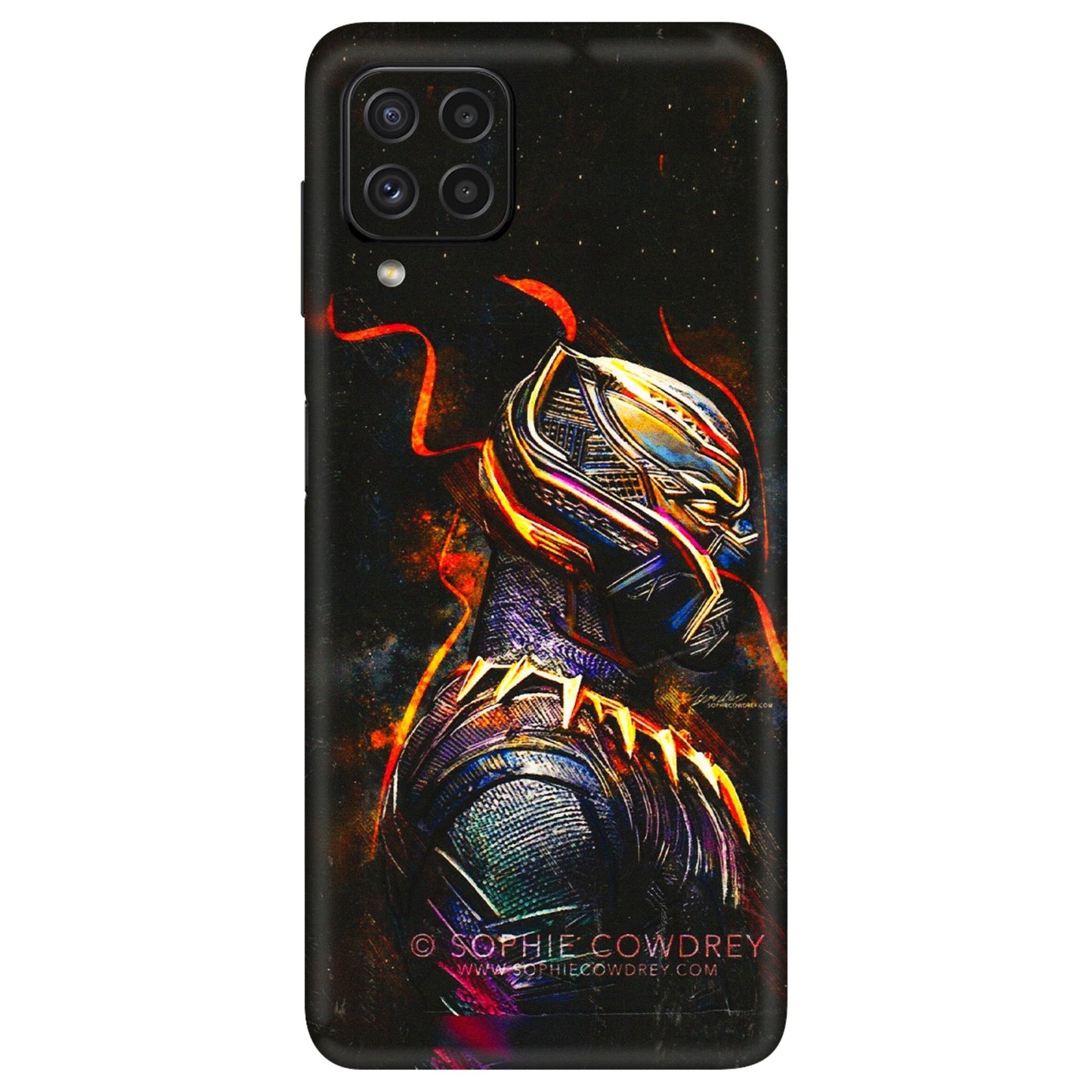 Samsung A/S Series Phone Skins (All Models) - Black Panther - 3D Embossed Finish (L-190) Samsung Galaxy A22