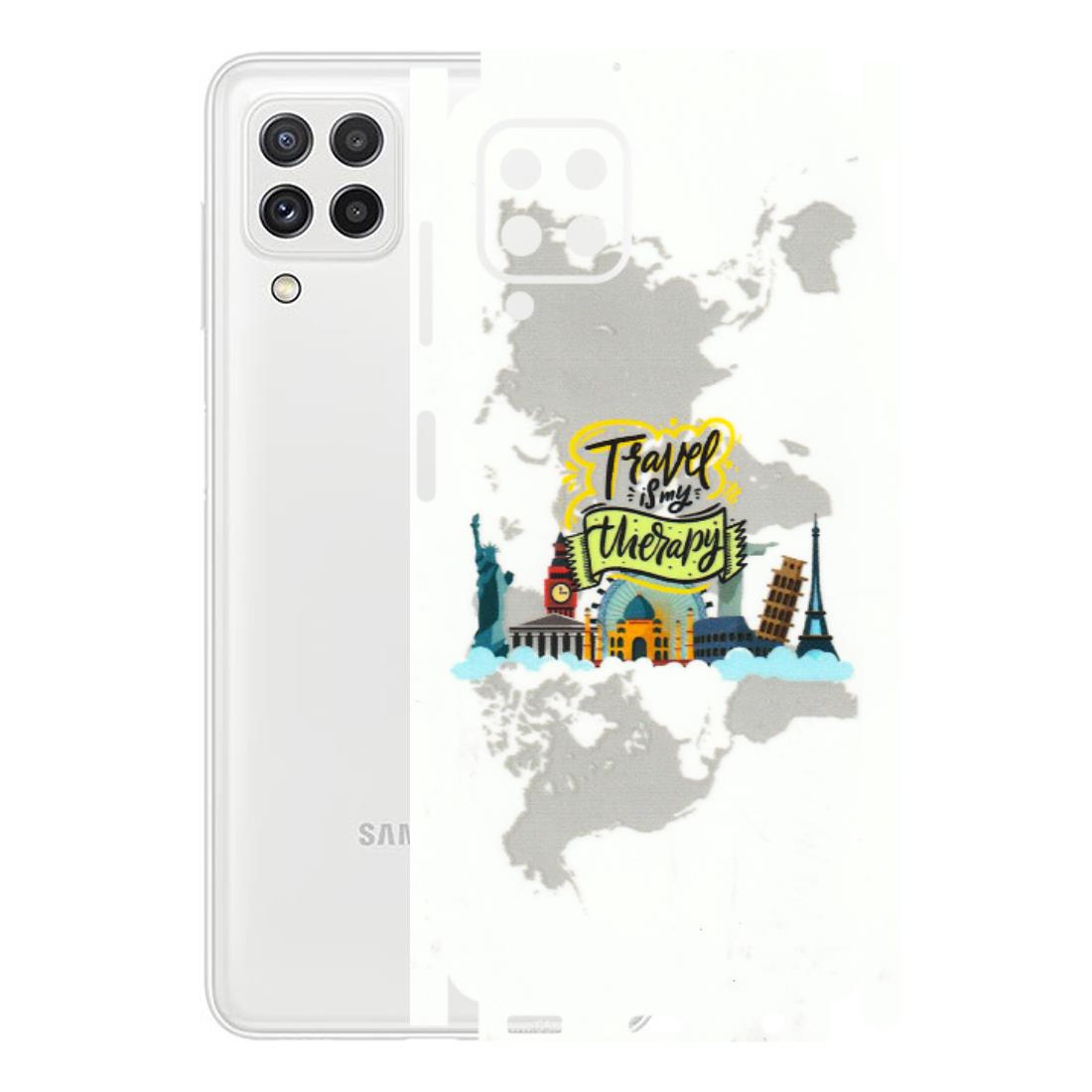 Samsung A/S Series Phone Skins (All Models) - Travel Therapy - 3D Embossed Finish (L-199) Samsung Galaxy A22