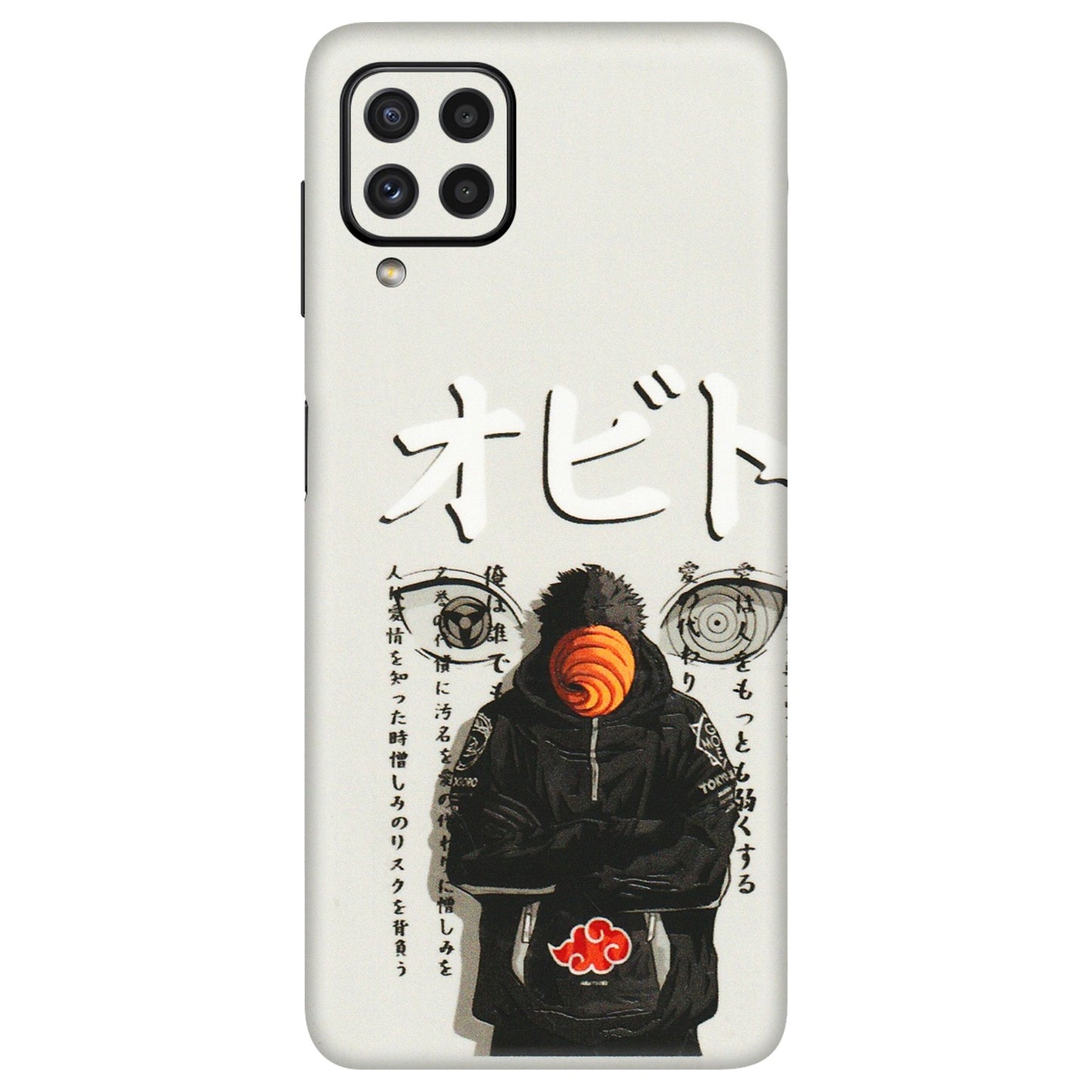 Samsung A/S Series Phone Skins (All Models) - Obito Anime Eye - 3D Embossed Finish (L-19) Samsung Galaxy A22