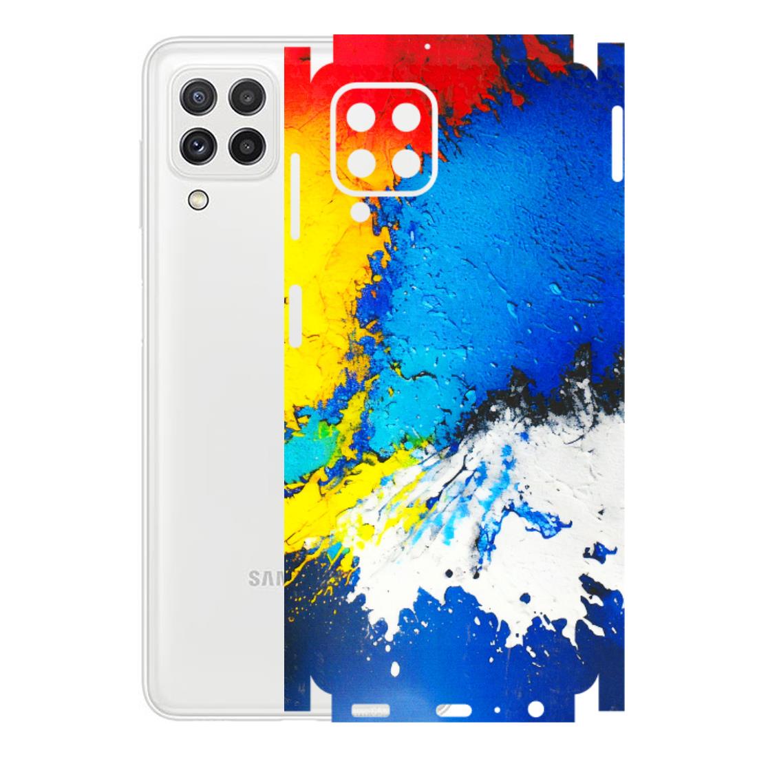 Samsung A/S Series Phone Skins (All Models) - Acrylic Paint Spill - 3D Embossed Finish (L-229) Samsung Galaxy A22