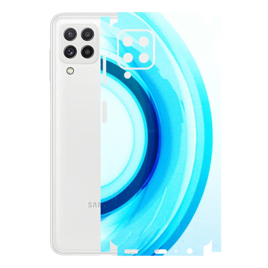 Samsung A/S Series Phone Skins (All Models) - The Blue Curve - 3D Embossed Finish (L-244) Samsung Galaxy A22