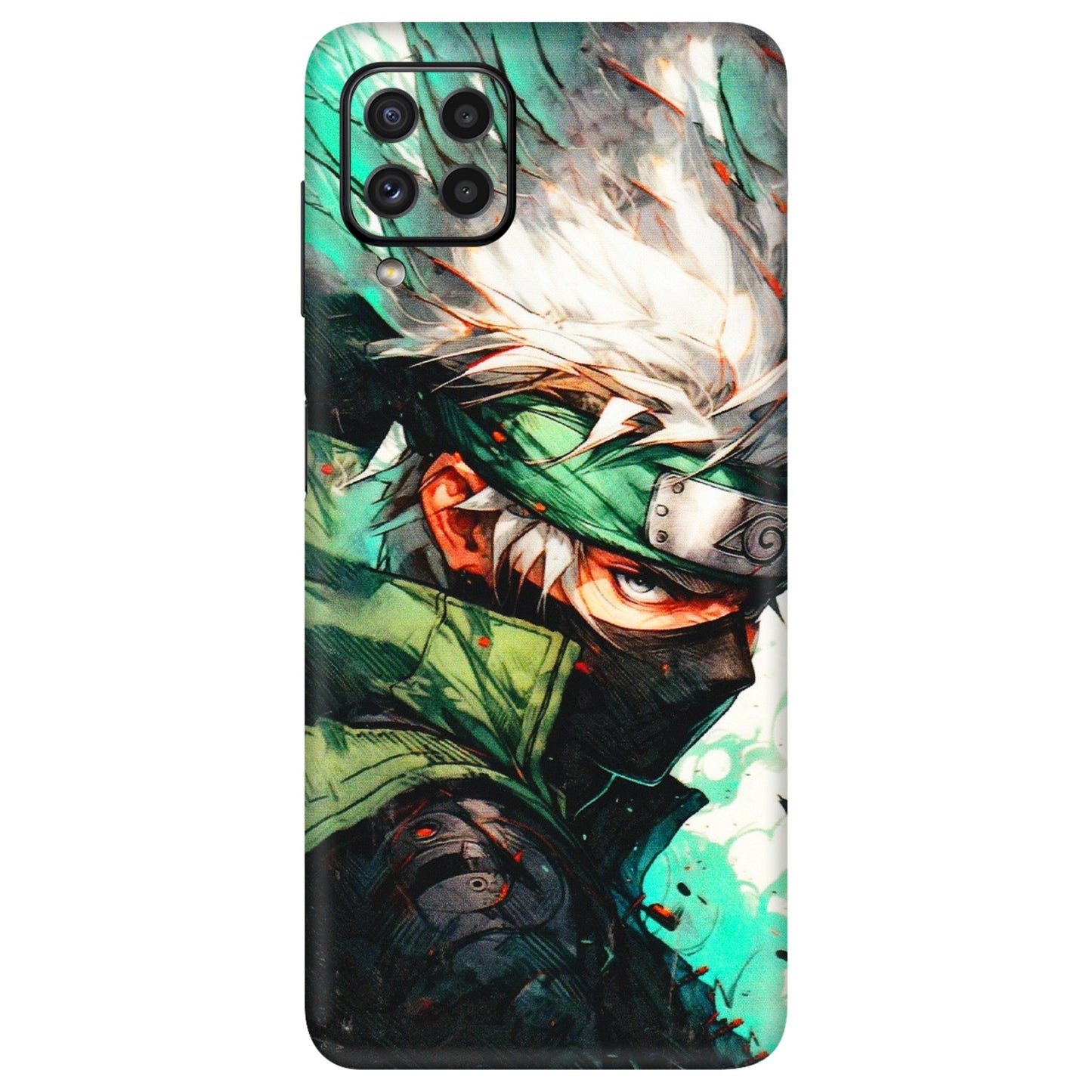 Samsung A/S Series Phone Skins (All Models) - Kakashi Side Profile - 3D Embossed Finish (L-249) Samsung Galaxy A22