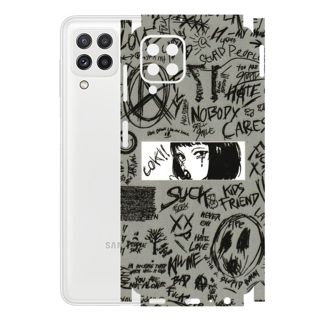 Samsung A/S Series Phone Skins (All Models) - Never Have Love Anime - 3D Embossed Finish (L-260) Samsung Galaxy A22