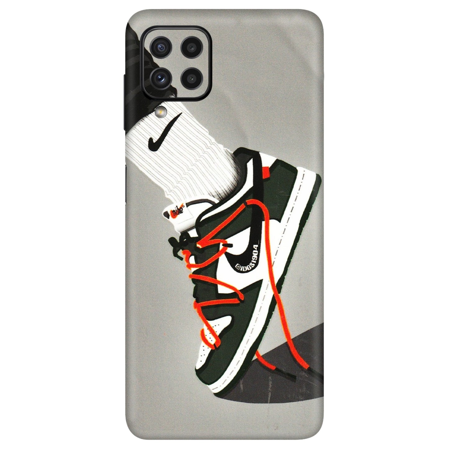 Samsung A/S Series Phone Skins (All Models) - New Grey Sneaker - 3D Embossed Finish (L-261) Samsung Galaxy A22