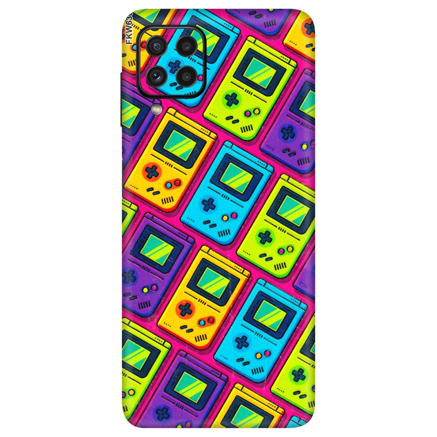 Samsung A/S Series Phone Skins (All Models) - Gameboy Colourful - 3D Embossed Finish (L-266) Samsung Galaxy A22