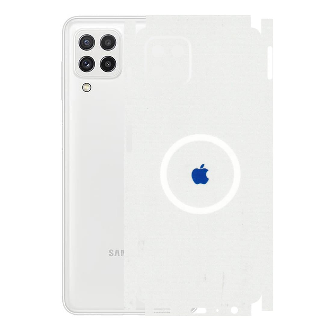 Samsung A/S Series Phone Skins (All Models) - iPhone Magsafe Logo - 3D Embossed Finish (L-320) Samsung Galaxy A22