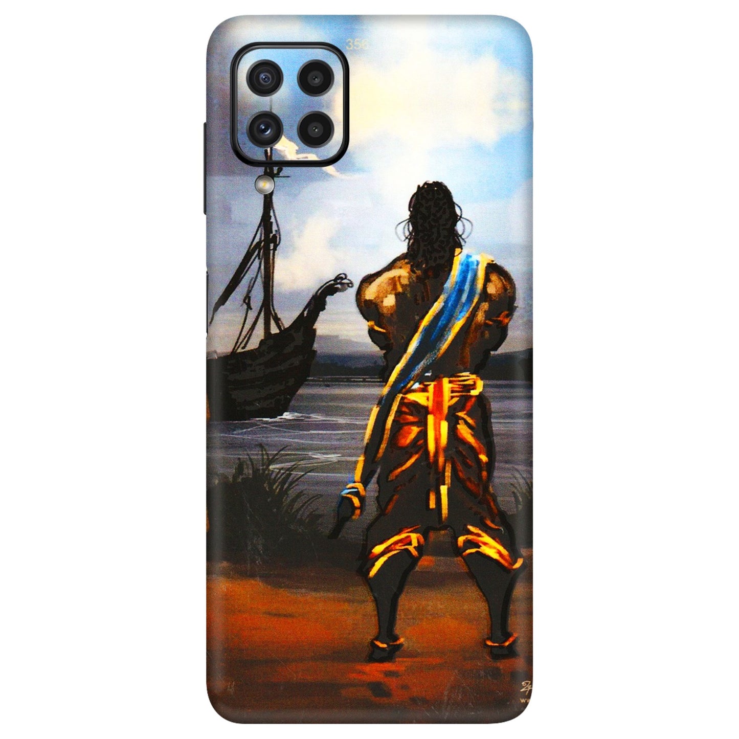 Samsung A/S Series Phone Skins (All Models) - Heavenly God Figure - 3D Embossed Finish (L-34) Samsung Galaxy A22