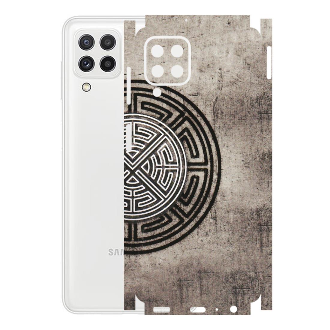 Samsung A/S Series Phone Skins (All Models) - Mysterious Circular Design - 3D Embossed Finish (L-63) Samsung Galaxy A22